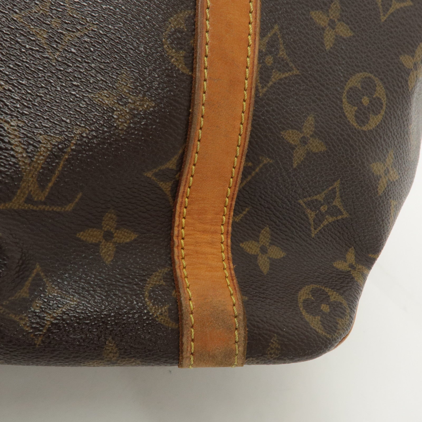 Louis Vuitton Monogram Sac Shopping Shoulder Bag Brown M51108