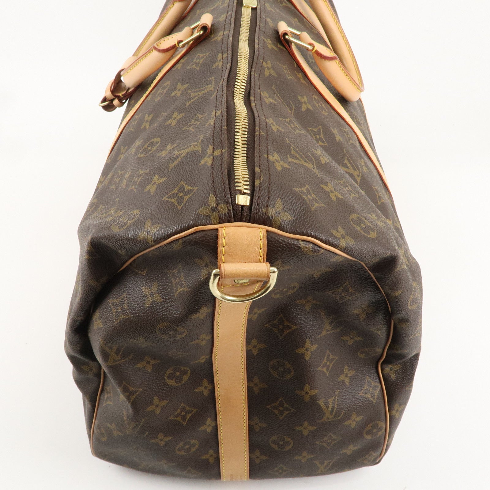 Louis Vuitton Monogram Keep All Bandouliere 60 Bag Brown M41412