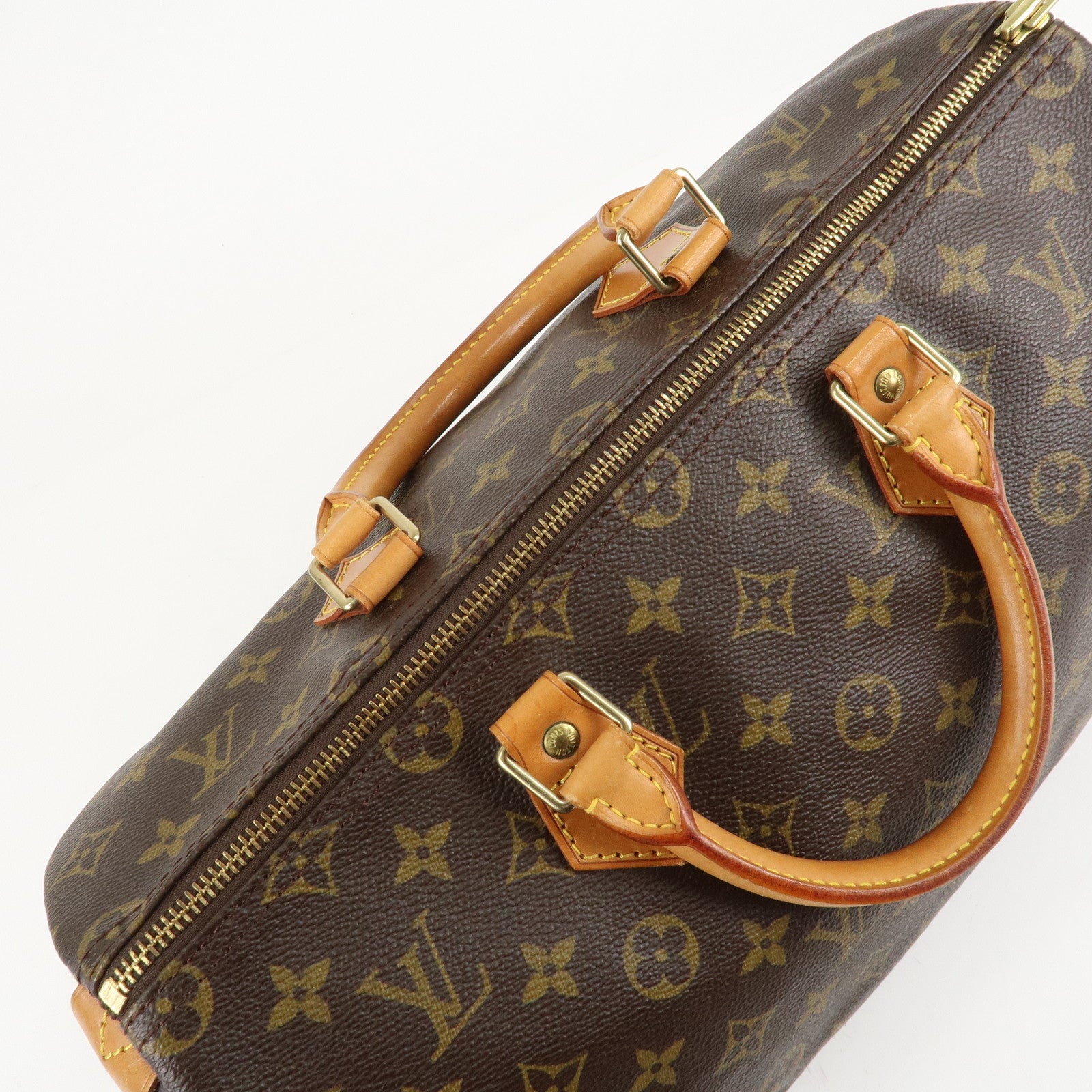 Louis Vuitton Monogram Speedy 35 Hand Bag Boston Bag M41524 Used