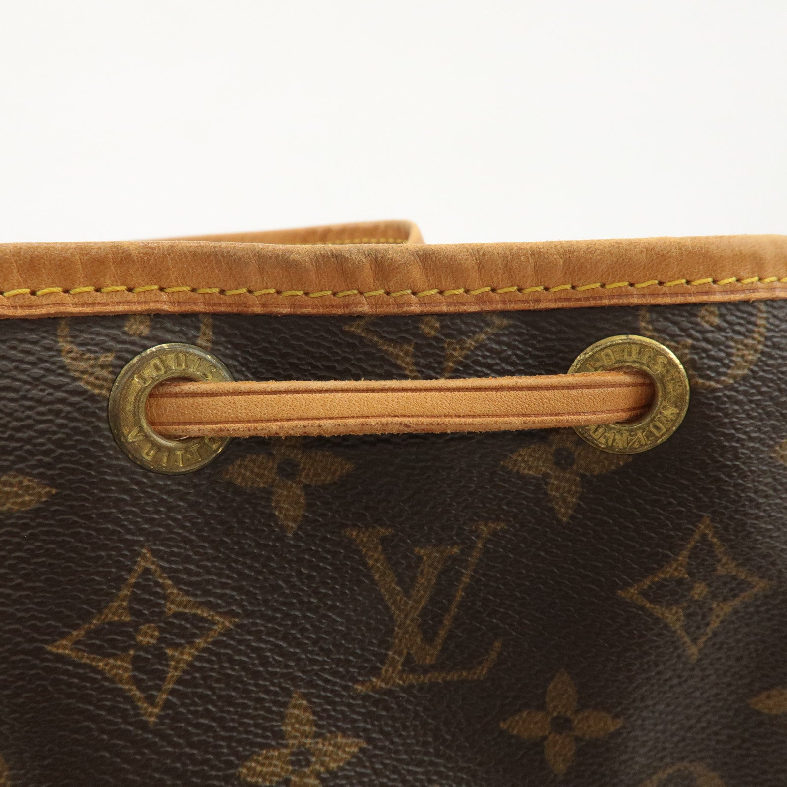 Louis Vuitton Monogram Noe Shoulder Bag Hand Bag Brown M42224 Used