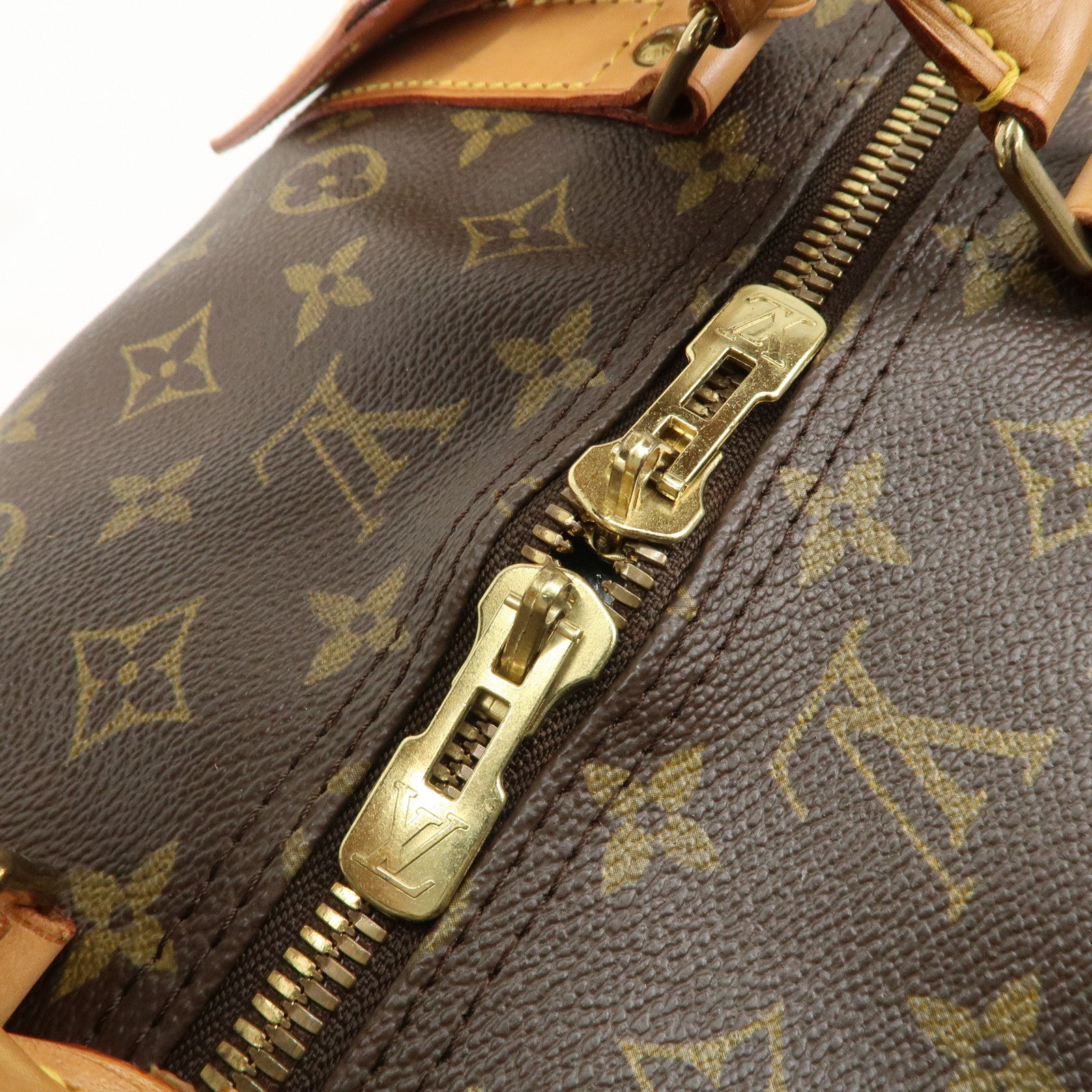 Louis Vuitton Monogram Keep All Bandouliere 60 Bag Brown M41412