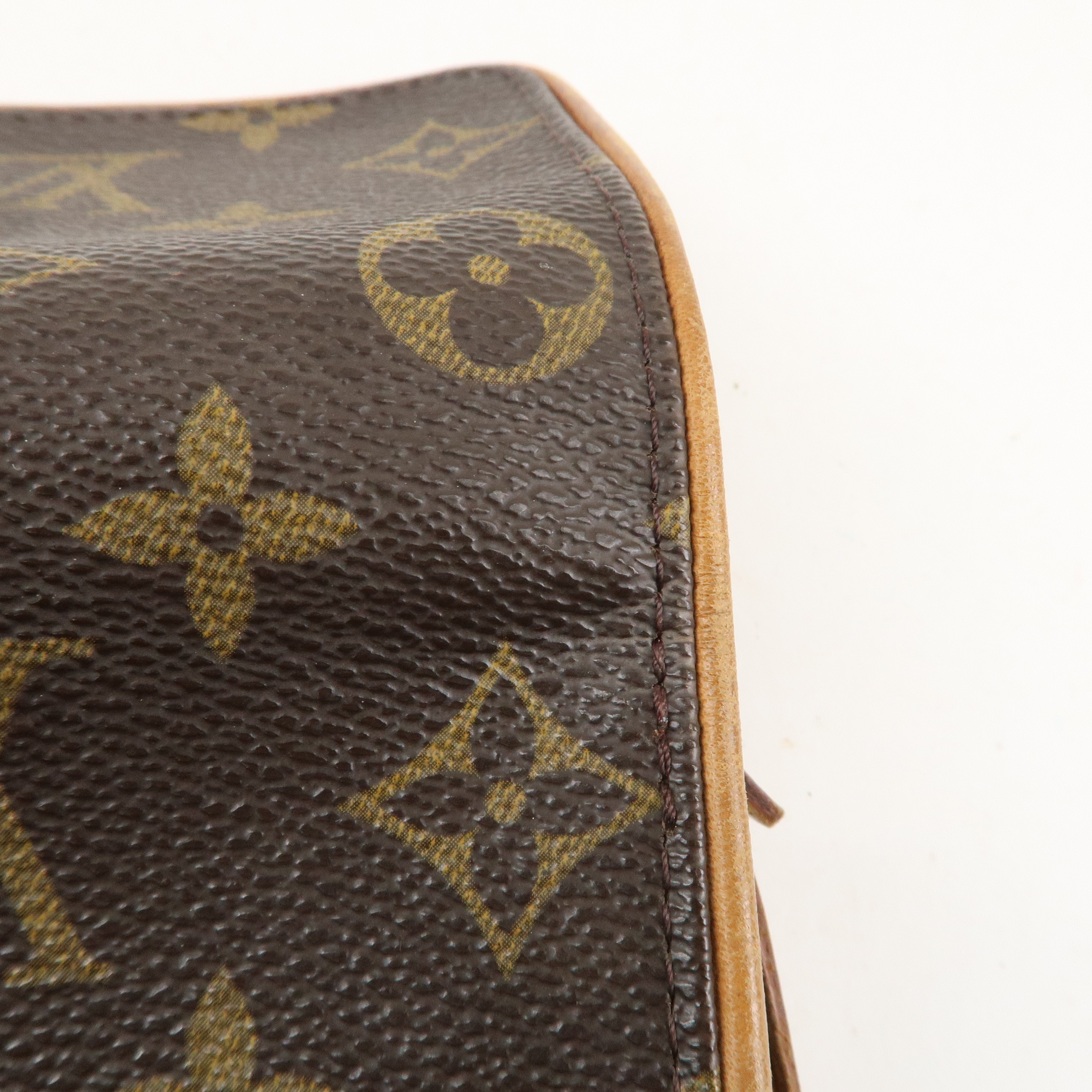 Louis Vuitton Monogram Pochette Twin PM 2Way Bag Brown M51854