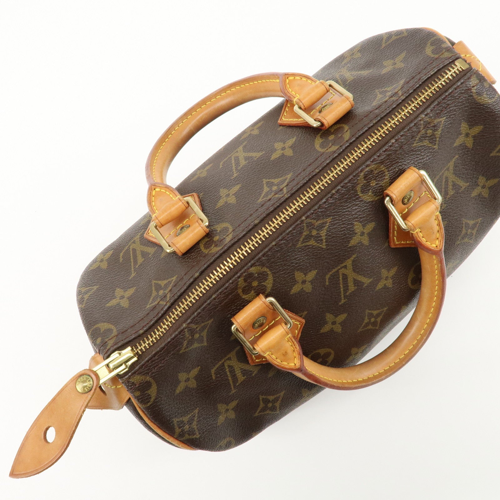 Louis Vuitton Monogram Speedy 25 Hand Bag Boston Bag M41528 Used