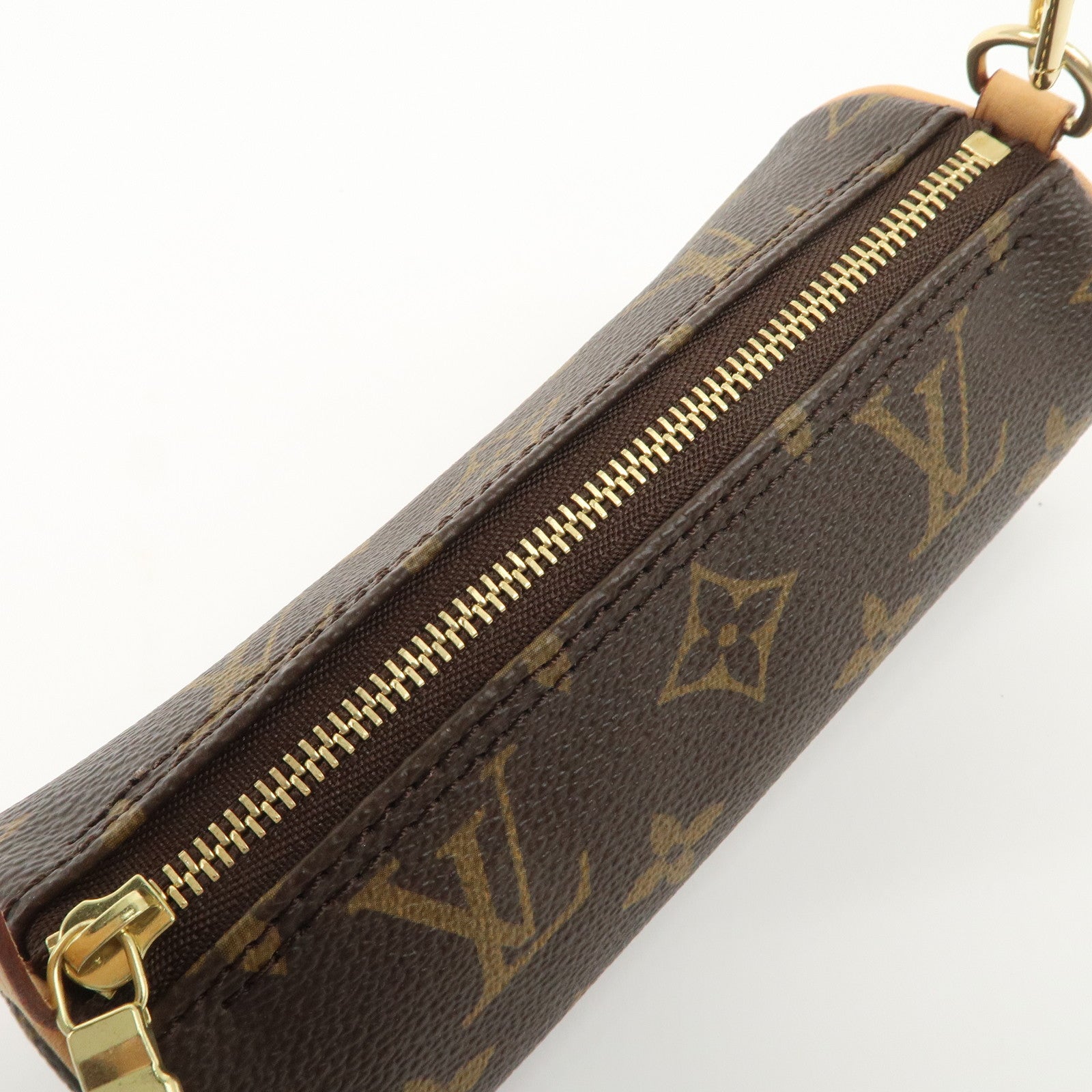 Louis Vuitton Monogram Mini Pouch for Papillon Bag Brown Used