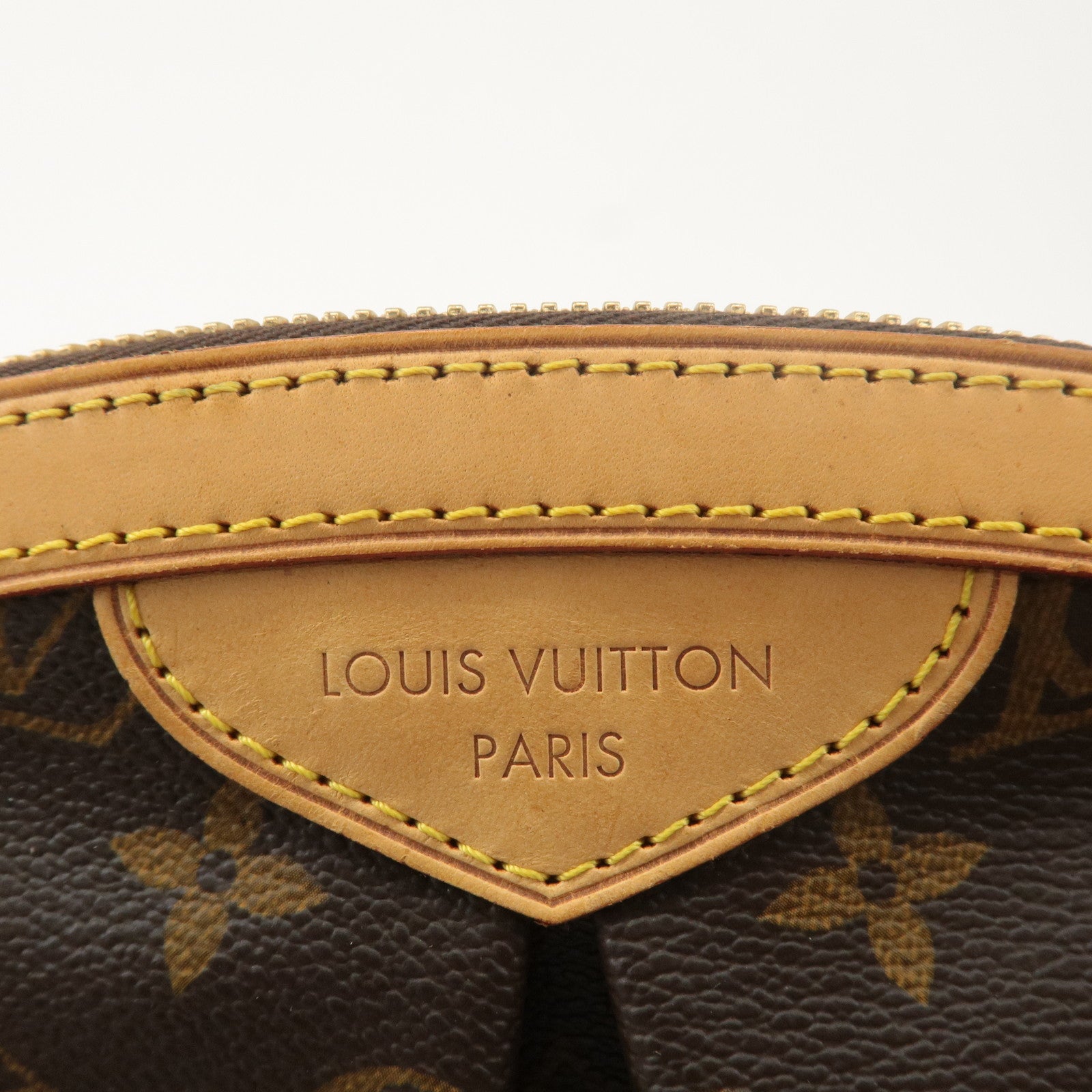 Louis Vuitton Monogram Tivoli PM Hand Bag Brown M40143