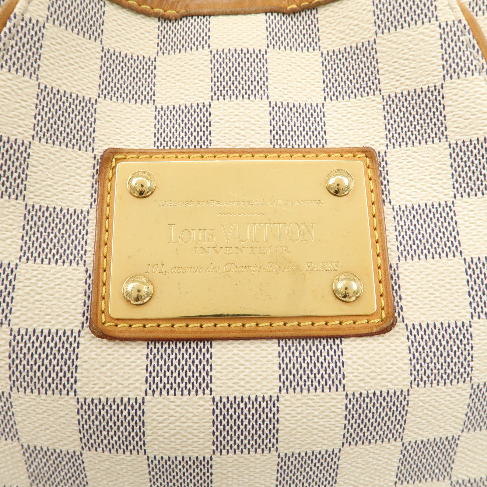 Louis Vuitton Damier Azur Galliera PM Shoulder Bag N55215 Used