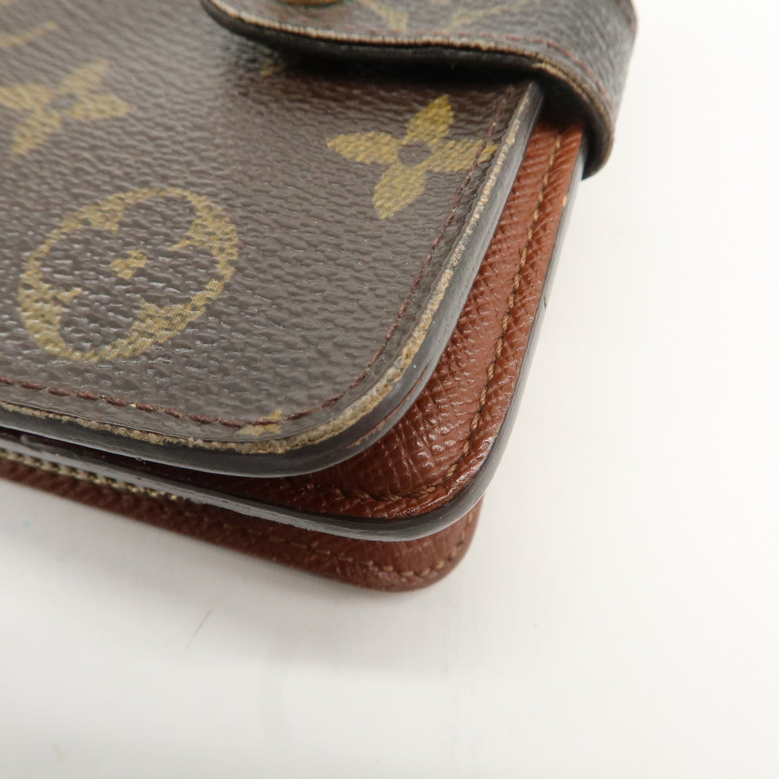 Louis Vuitton Monogram Set of 3 Compact Zip Small Wallet M61667 Used