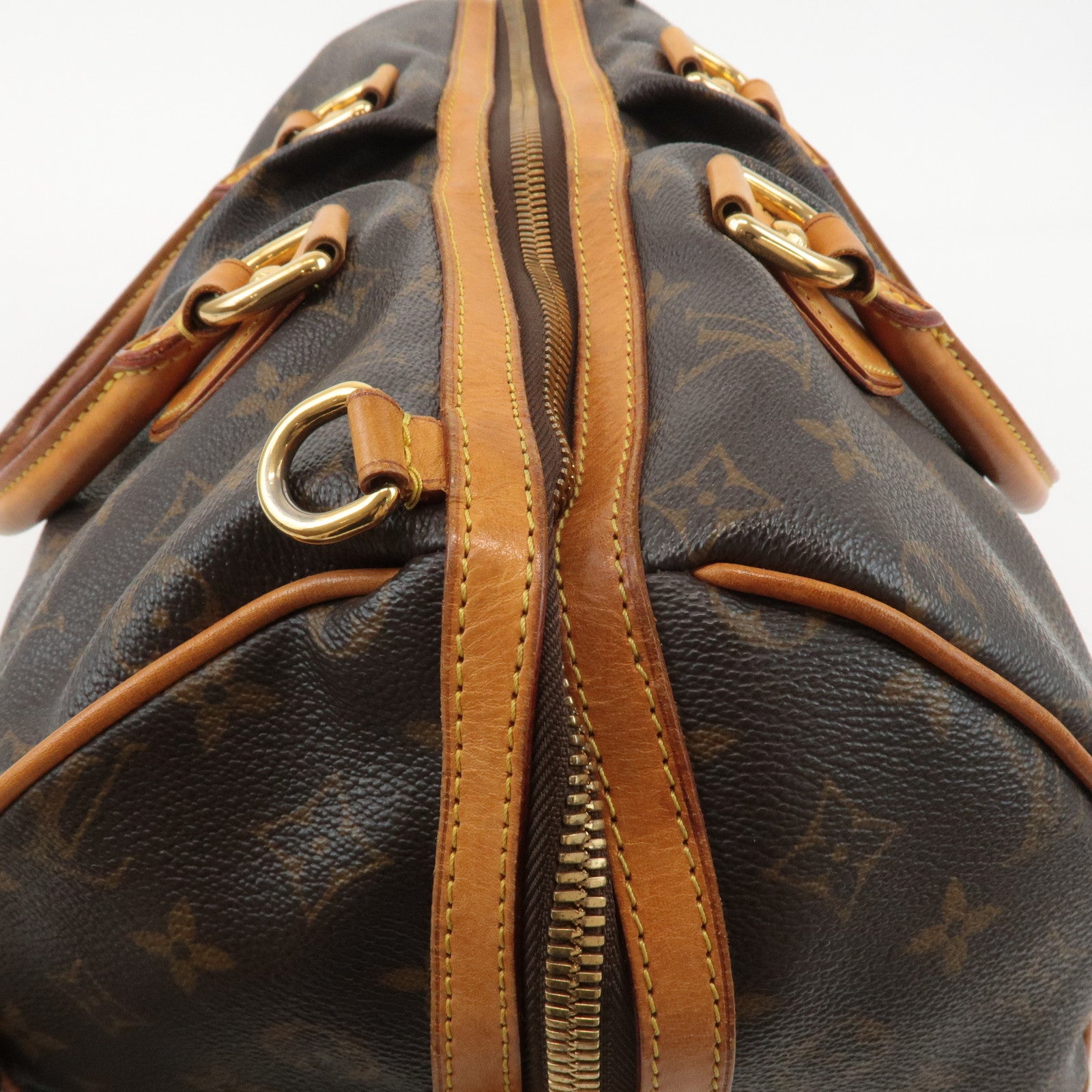 Louis Vuitton Monogram Stephen Hand Bag Boston Bag Shoulder M40118