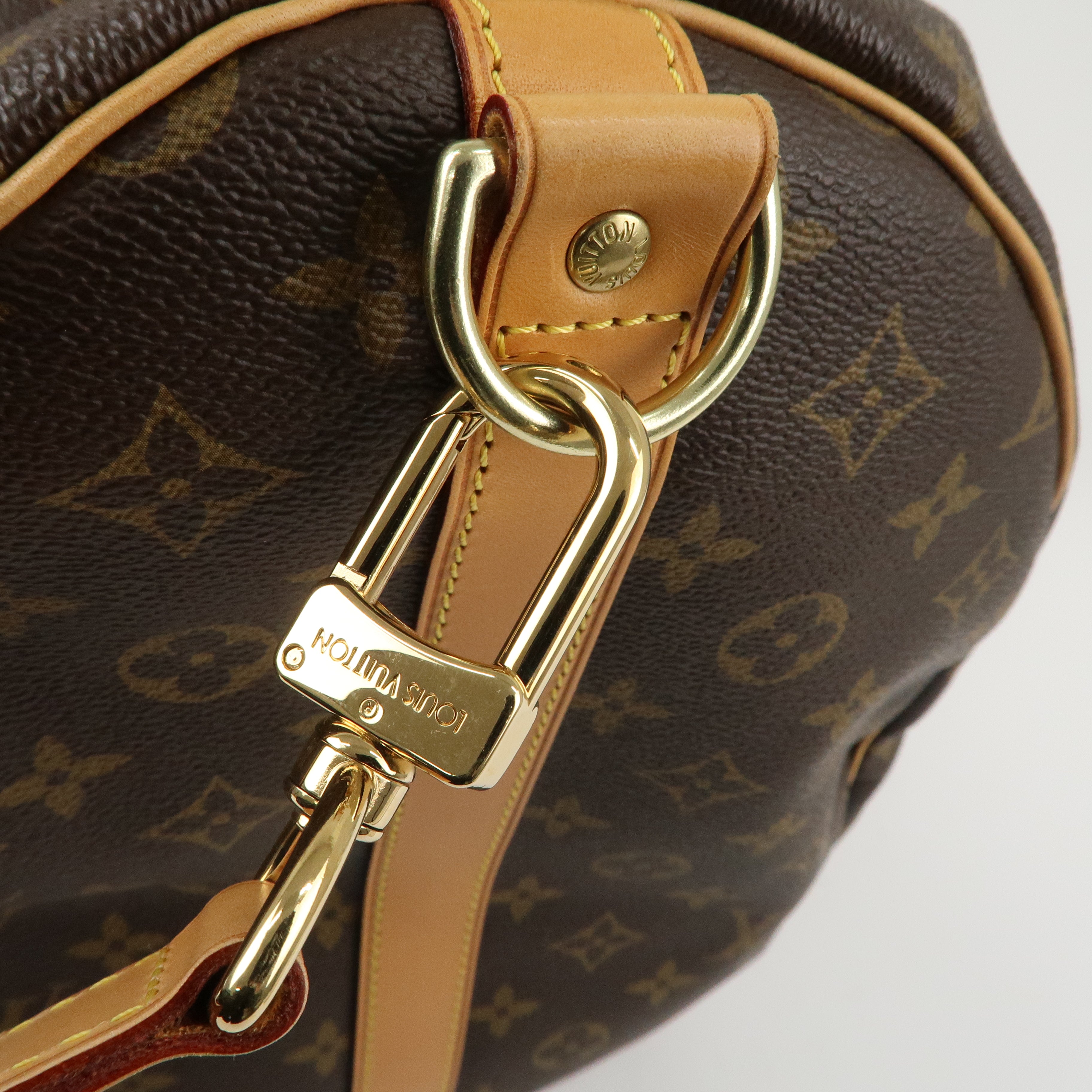 Louis Vuitton Monogram Keep All Bandouliere 60 Bag Brown M41412