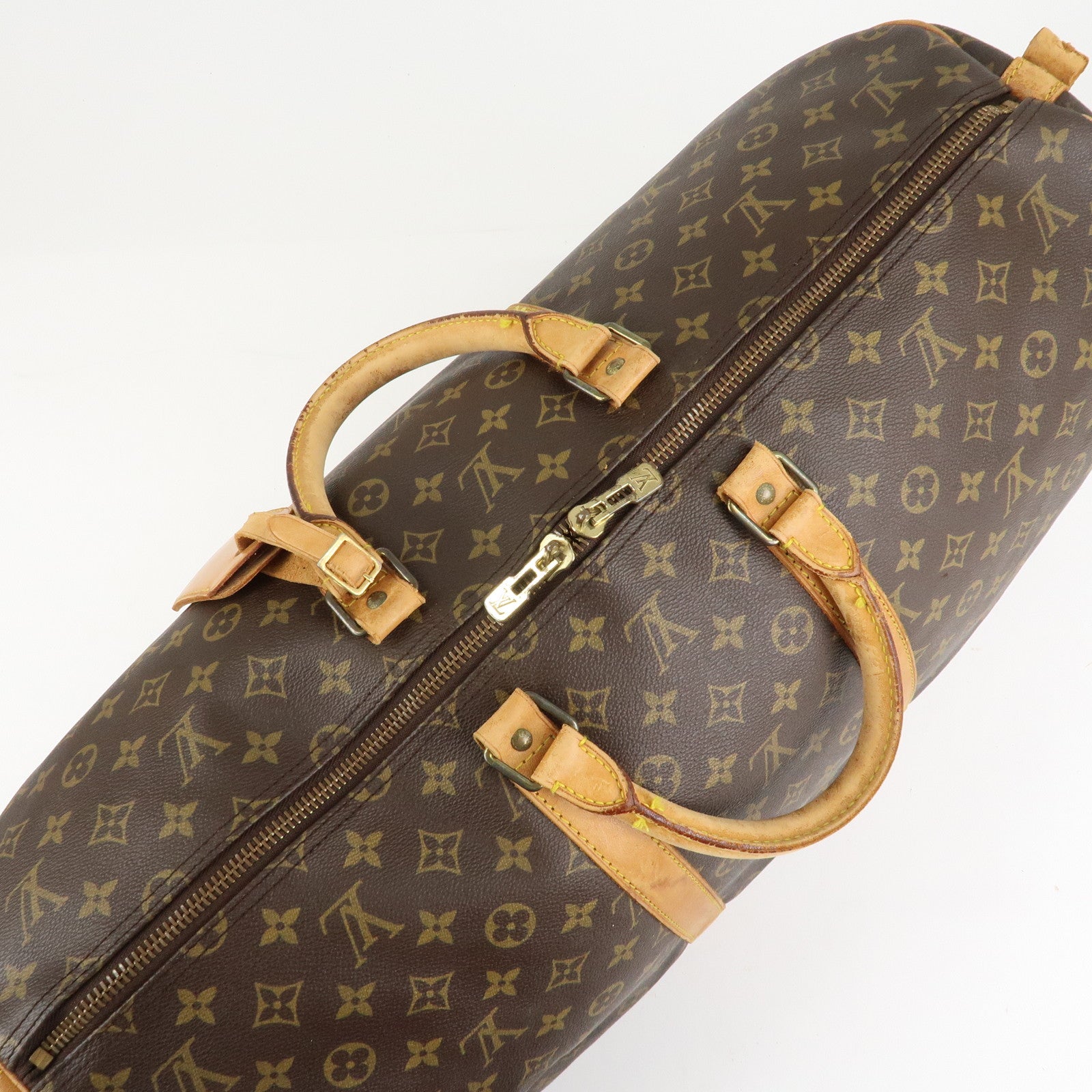 Louis Vuitton Monogram Keep All Bandouliere 55 Boston Bag M41414 Used