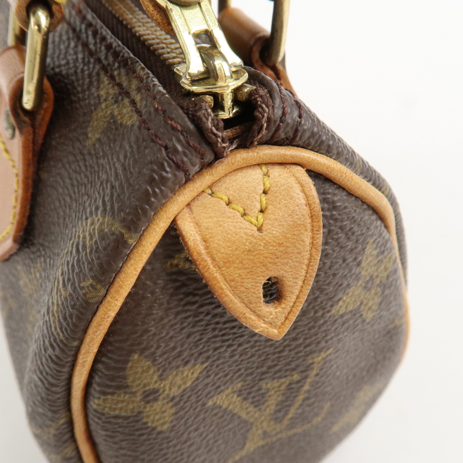 Louis Vuitton Monogram Mini Speedy Hand Bag M41534 Used