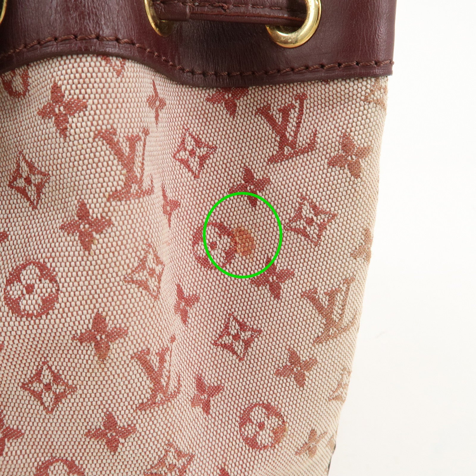 Louis Vuitton Monogram Mini Noelie Hand Bag Cerise M92686