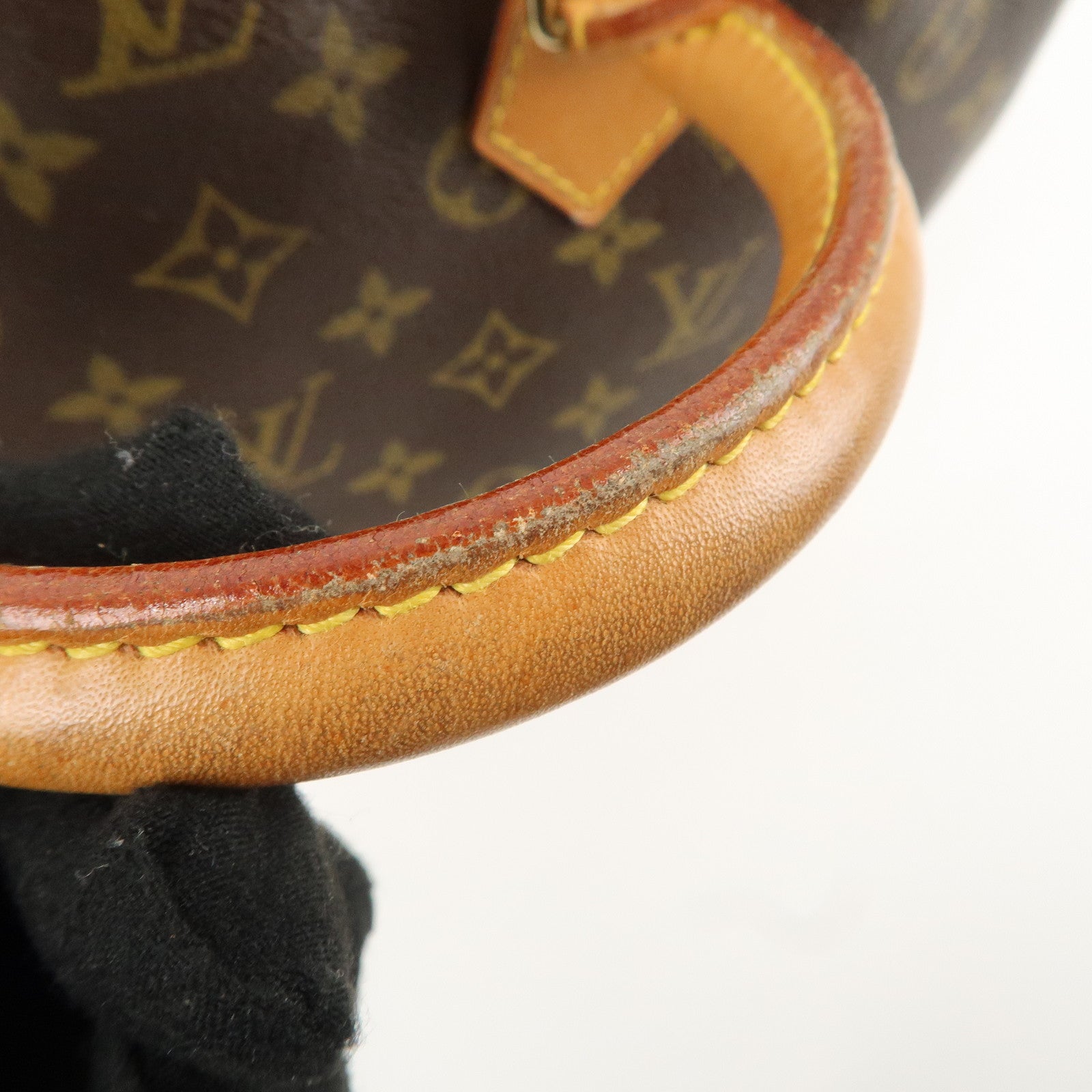 Louis Vuitton Monogram Alma Hand Bag Brown M51130