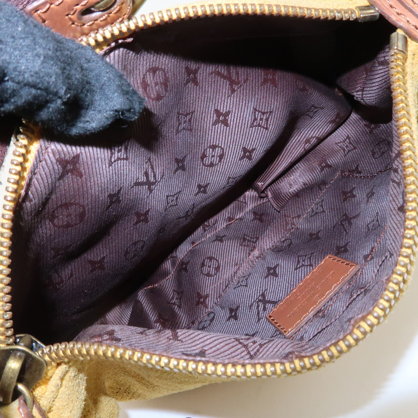 Louis Vuitton Monogram Suede Onata PM Shoulder Bag M95121 Used