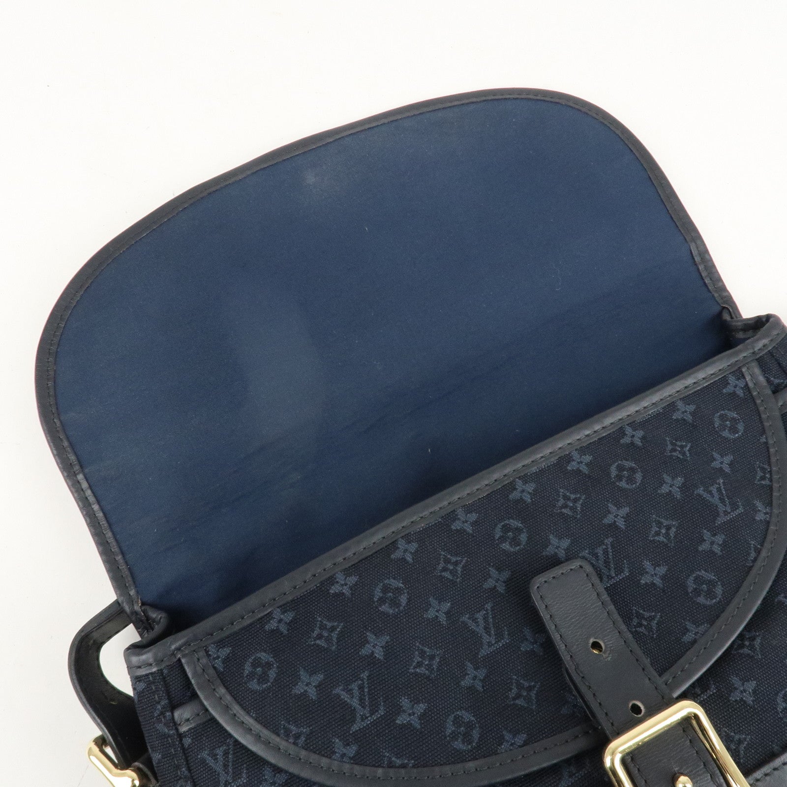 Louis Vuitton Monogram Mini Belanger Shoulder Bag TST Blue M92672 Used