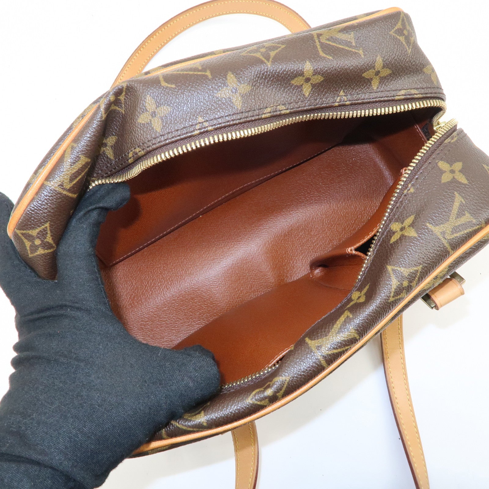 Louis Vuitton Monogram Cite MM Shoulder Bag Hand Bag M51182 Used