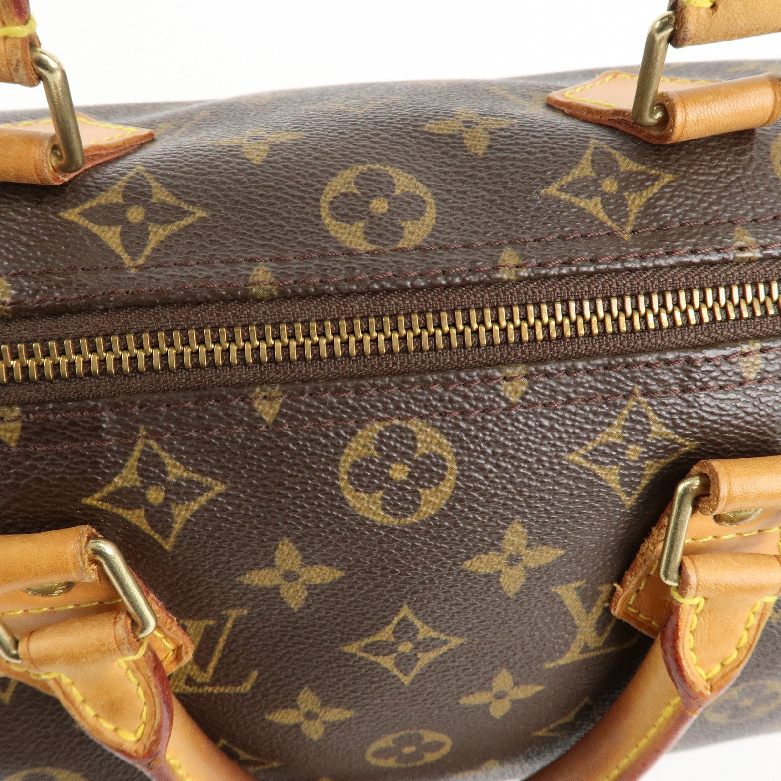 Louis Vuitton Monogram Speedy 30 Hand Bag Boston Bag M41526 Used