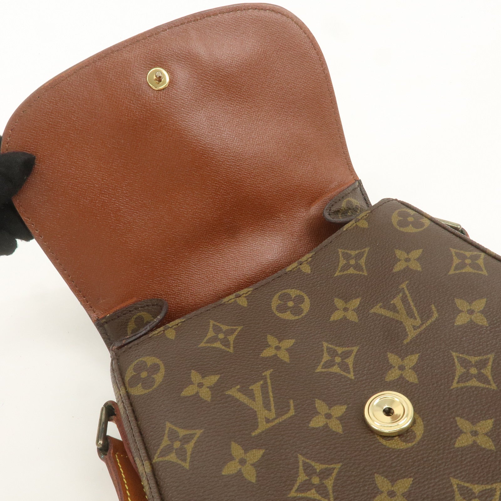 Louis Vuitton Monogram Saint Cloud MM Shoulder Bag Brown M51243