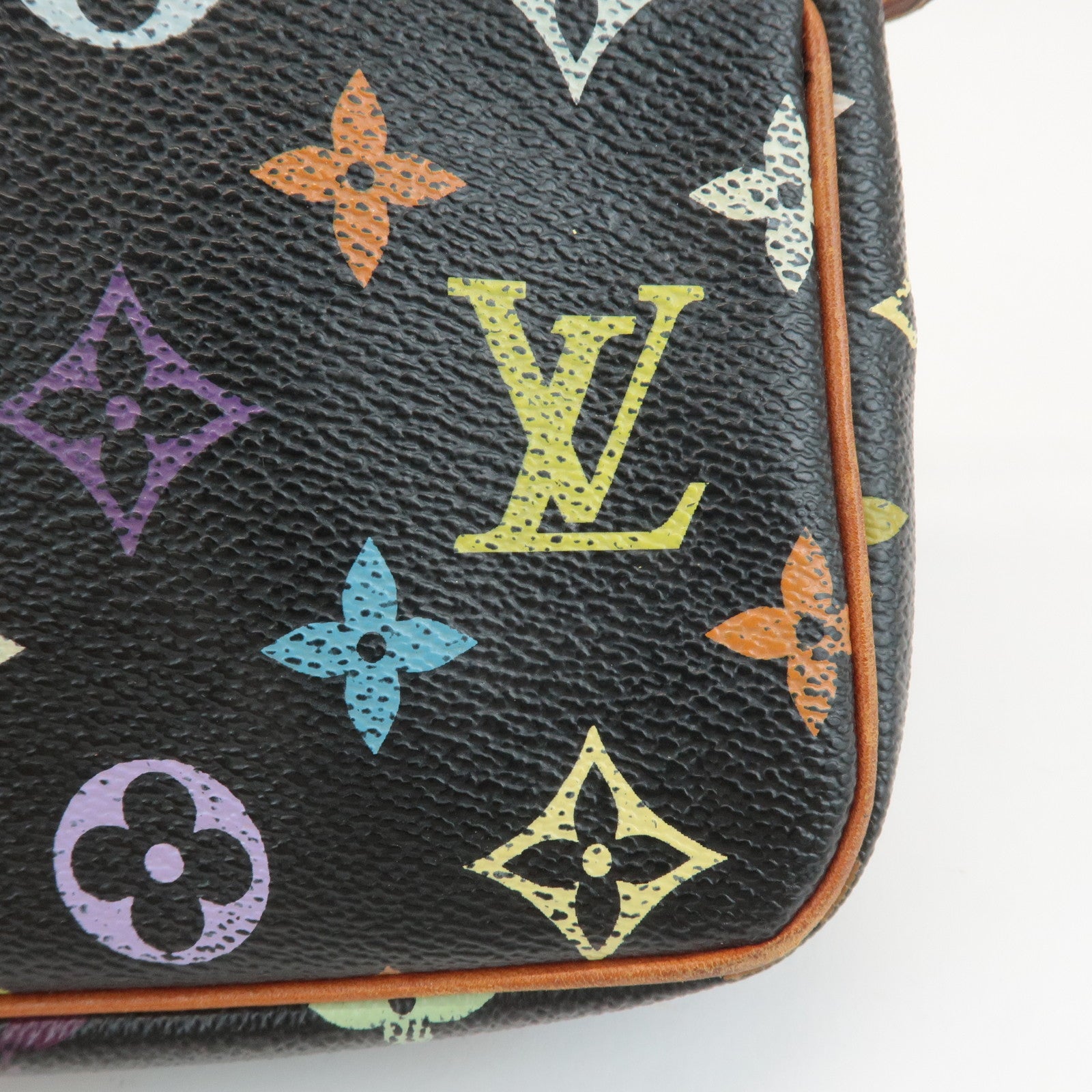 Louis Vuitton Monogram MultiColor Pochette Accessoires Noir M92648 Used