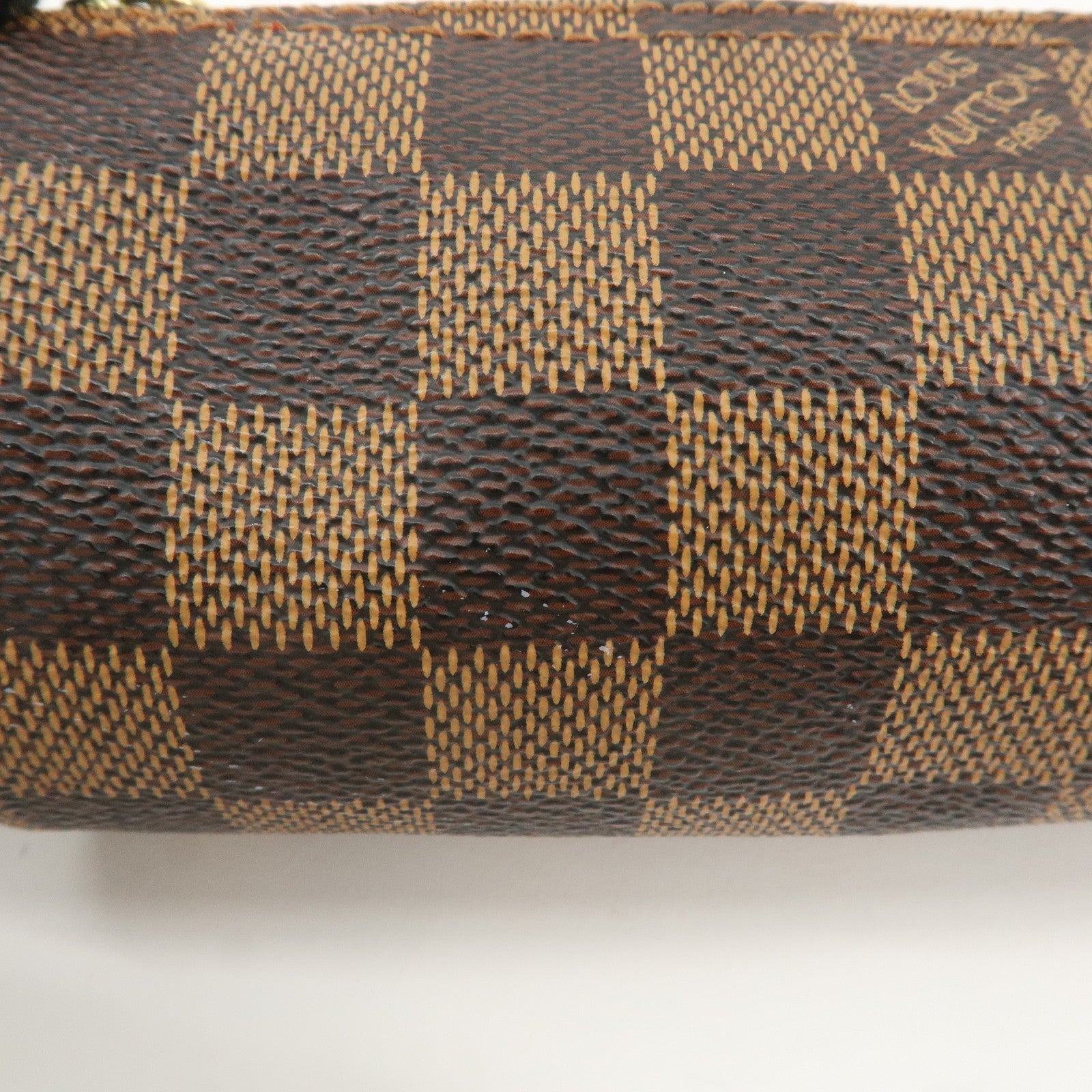 Louis Vuitton Damier Papillon Pouch For Papillon Bag Brown