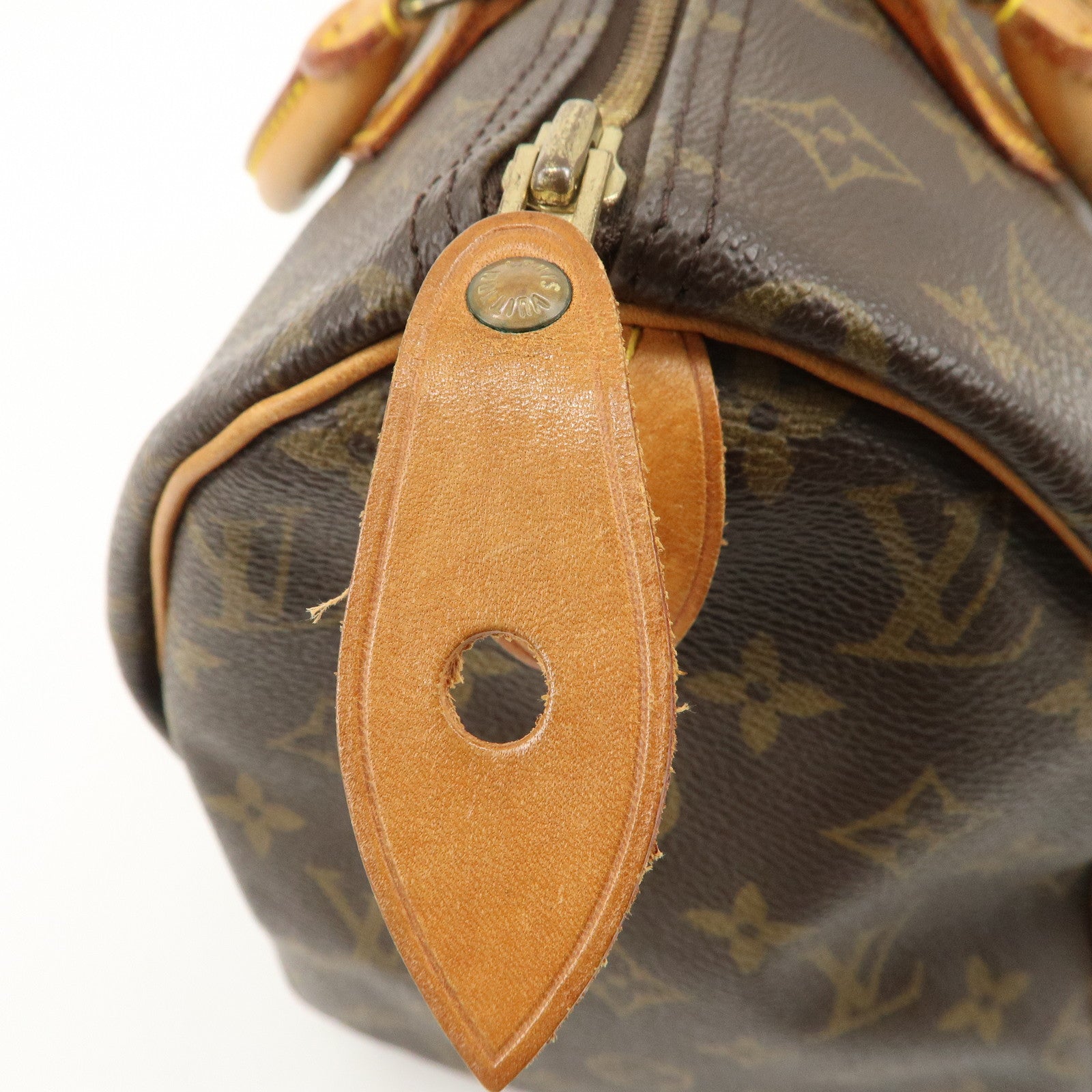 Louis Vuitton Monogram Speedy 30 Hand Bag Boston Bag M41526 Used