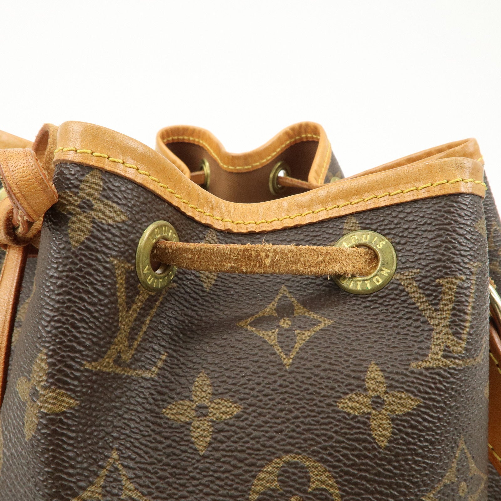 Louis Vuitton Monogram Petit Noe Shoulder Bag Brown M42226 Used