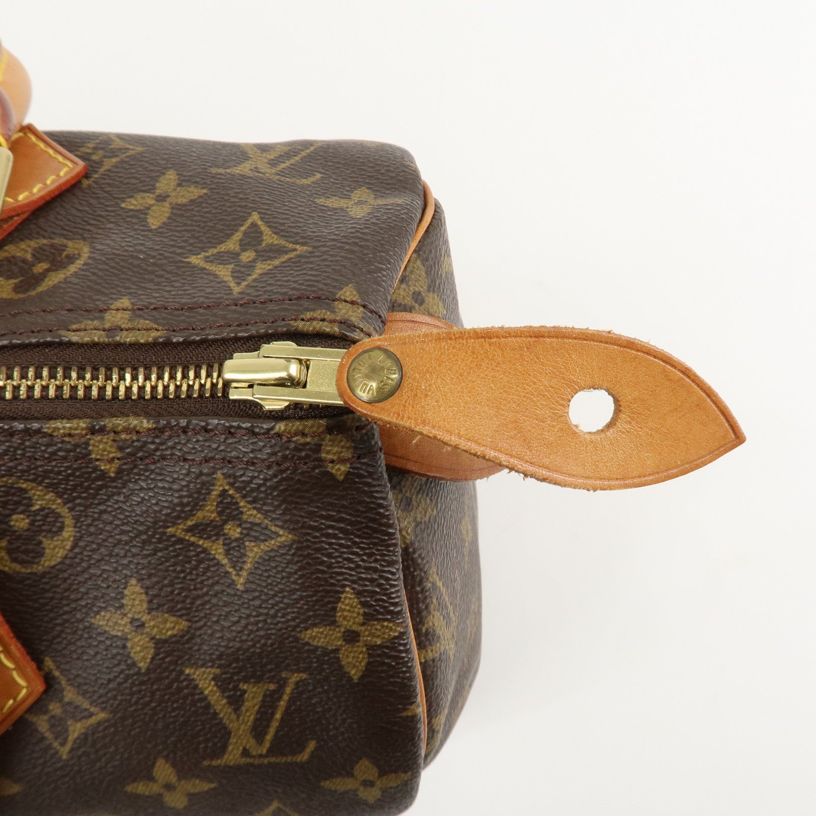 Louis Vuitton Monogram Speedy 30 Hand Bag Boston Bag M41526 Used