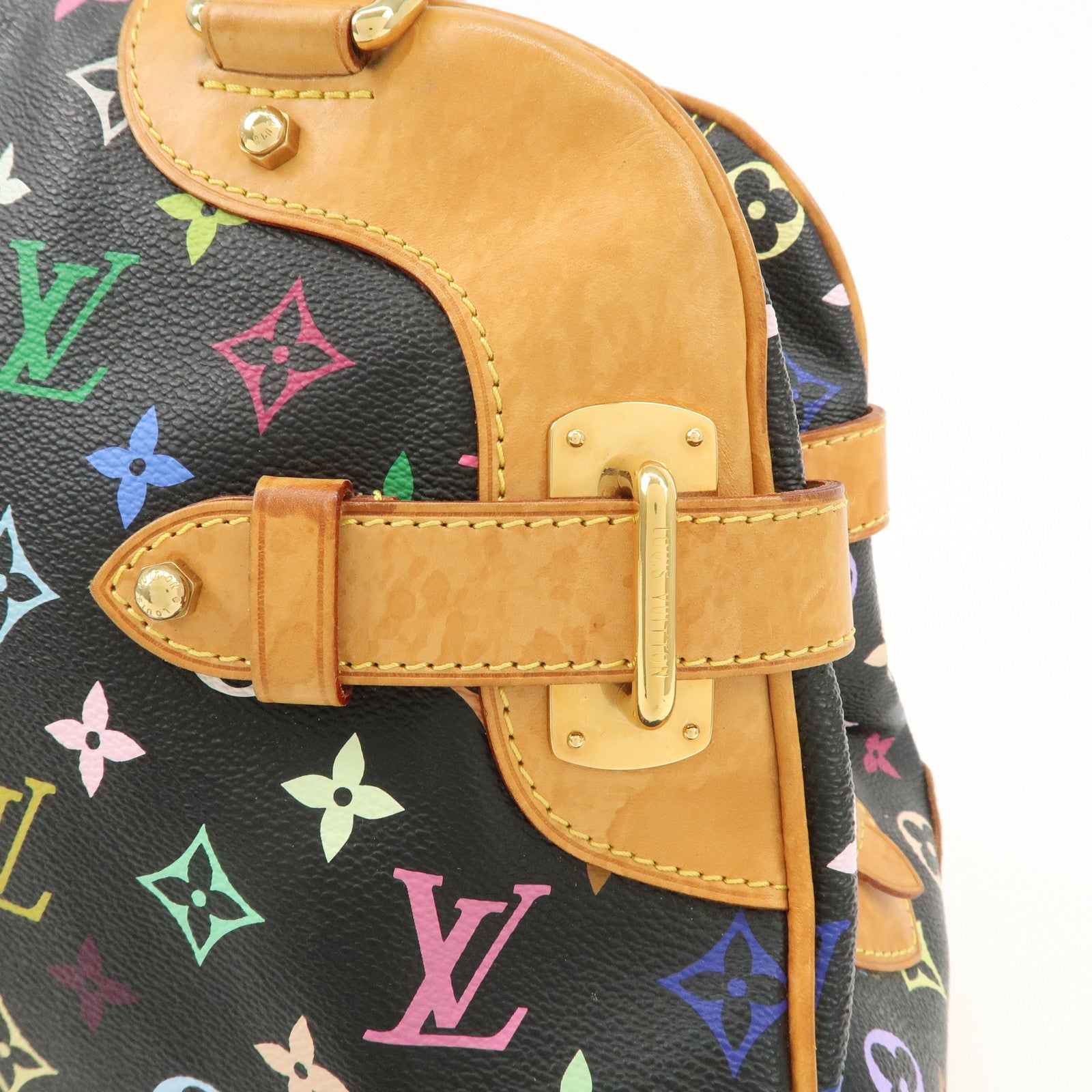 Louis Vuitton Monogram Multicolor Claudia Hand Bag M40194 Used