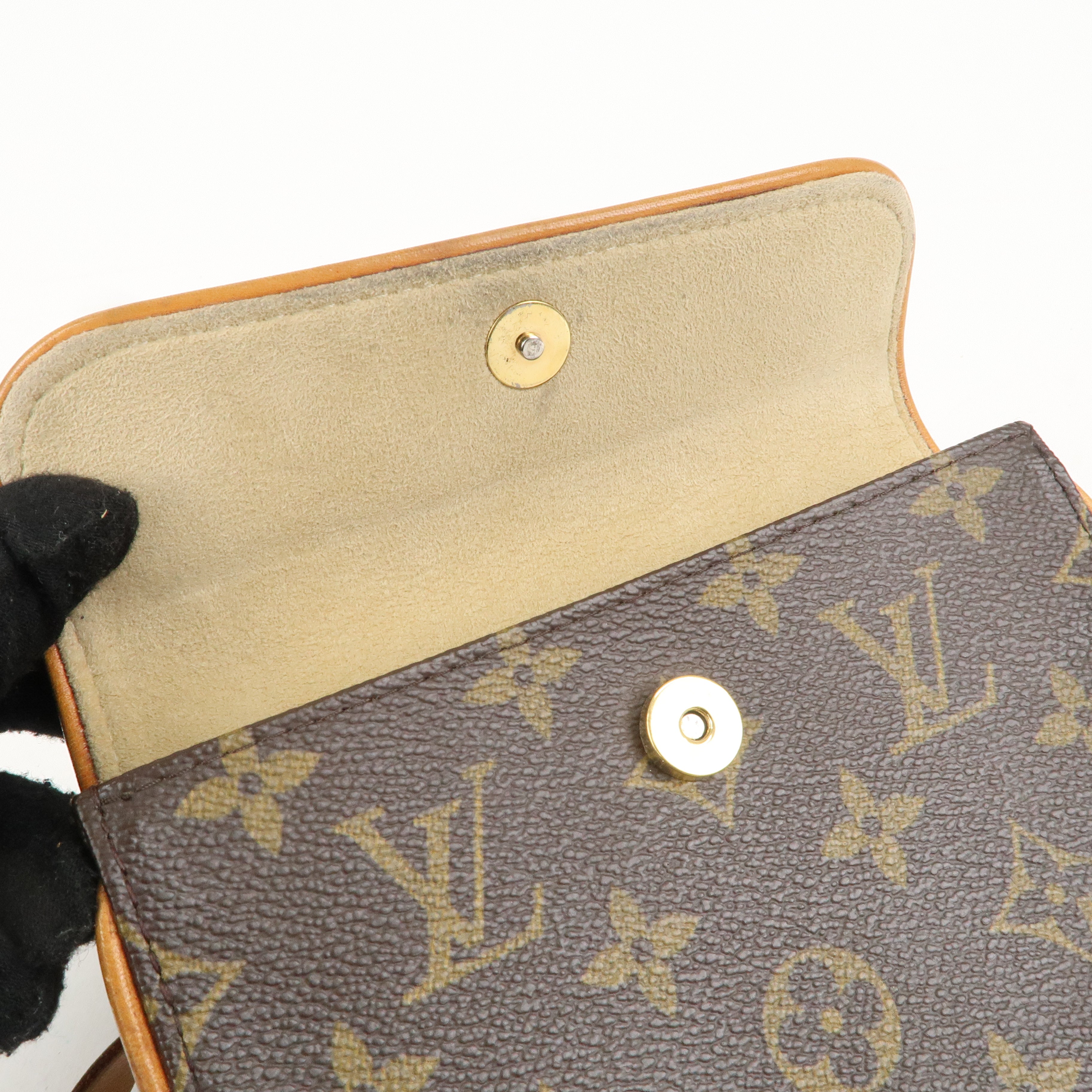 Louis Vuitton Monogram Pochette Florentine WaistBag Belt XS M51855