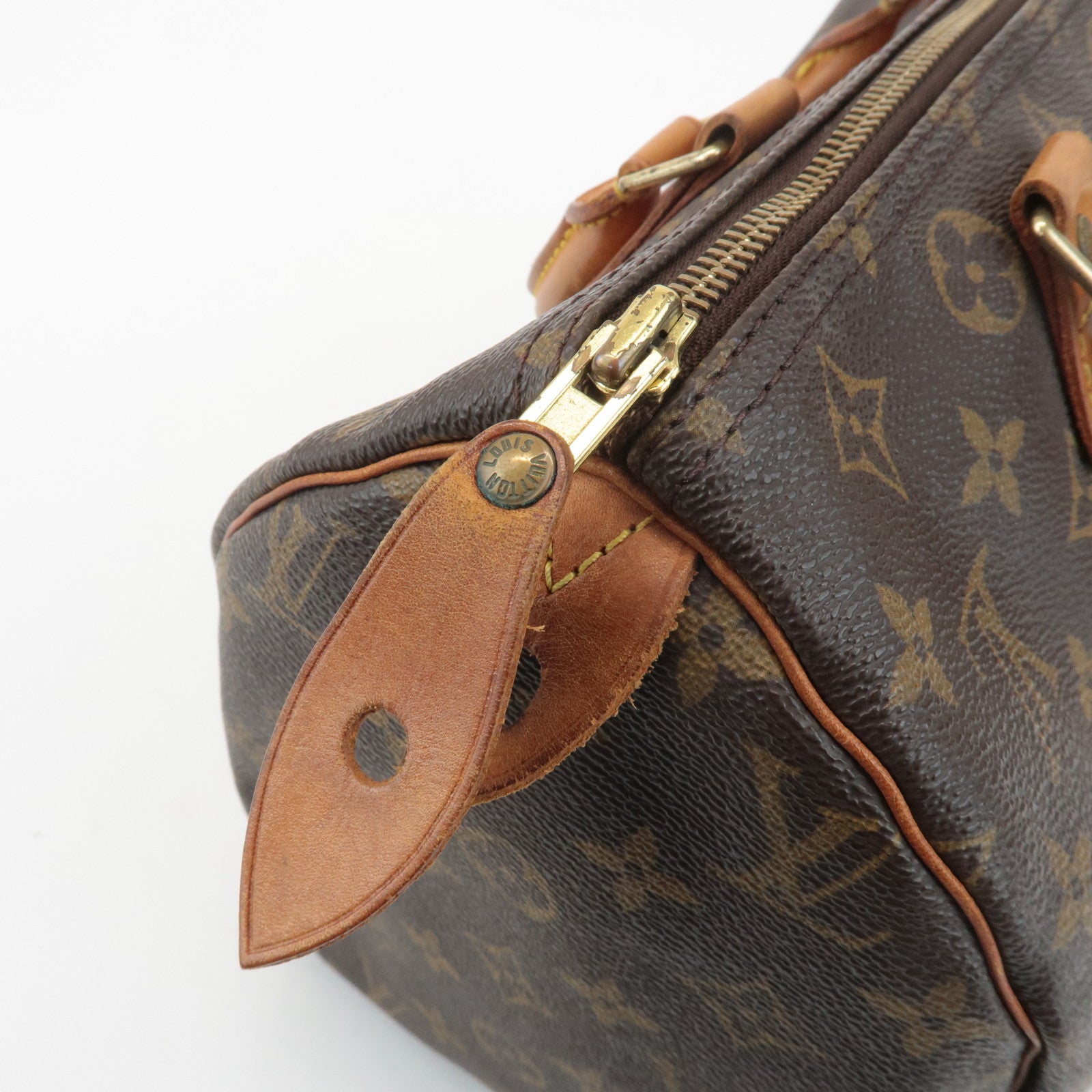 Louis Vuitton Monogram Speedy 30 Hand Bag Boston Bag M41526 Used