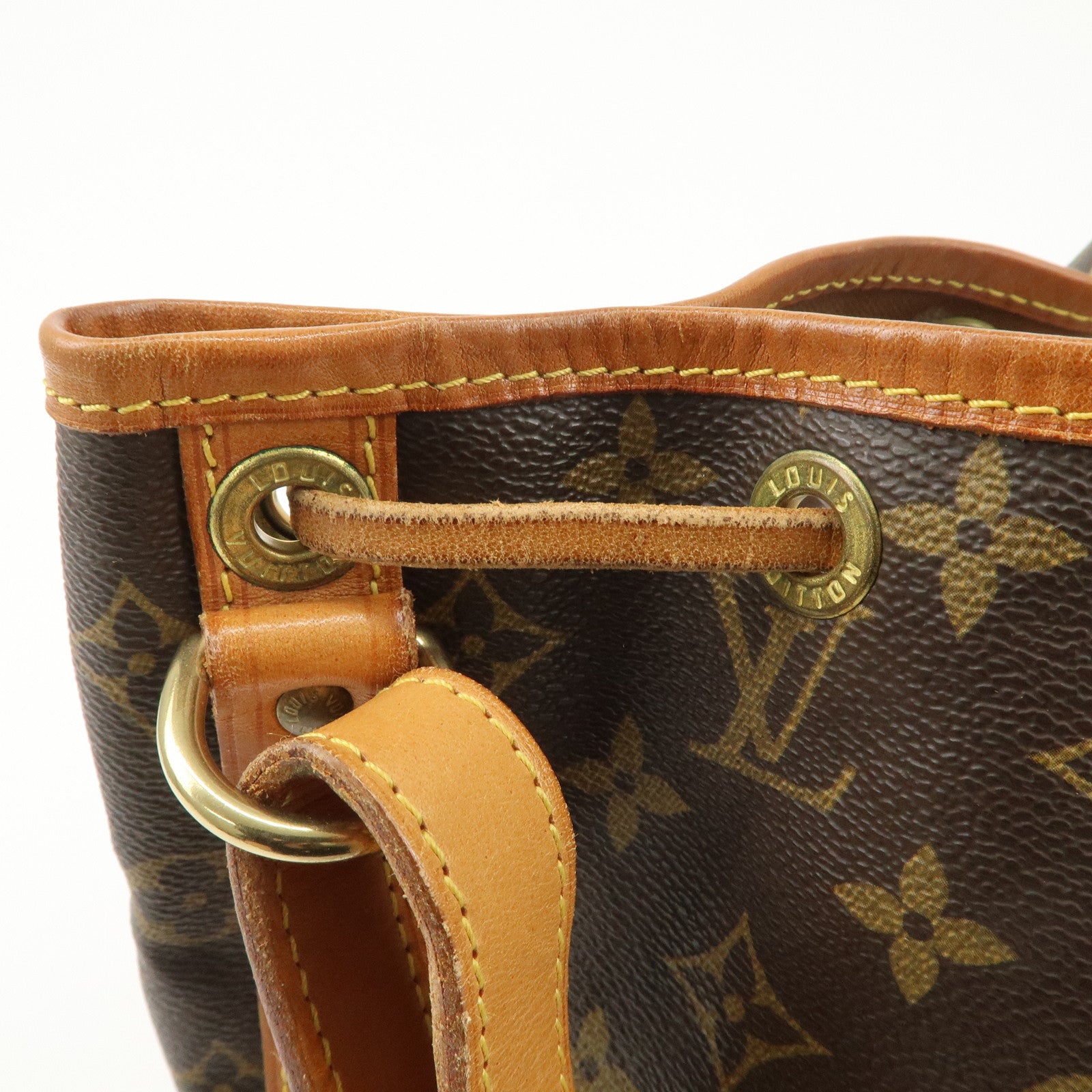 Louis Vuitton Monogram Petit Noe Shoulder Bag Brown M42226 Used