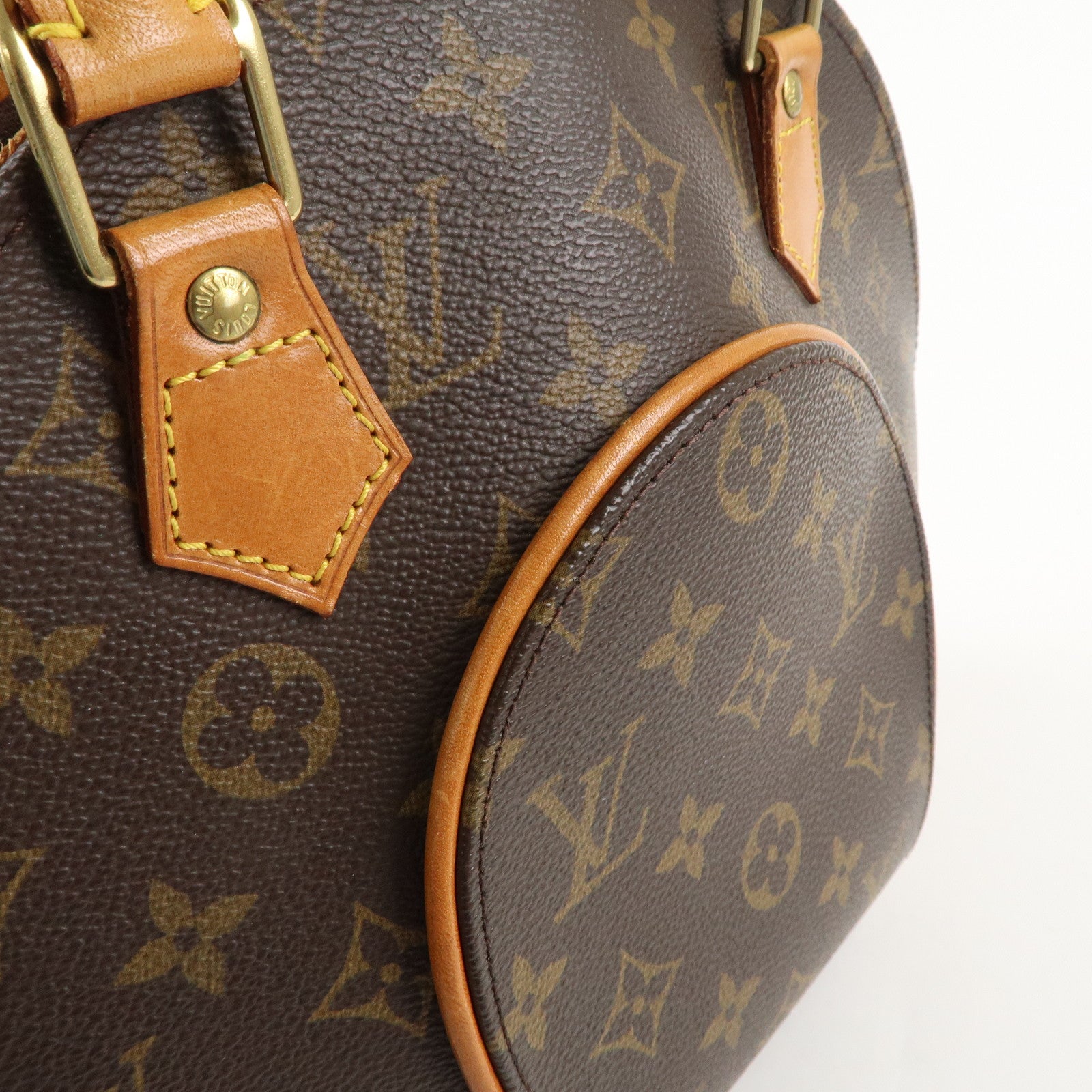 Louis Vuitton Monogram Ellipse PM Hand Bag Brown M51127