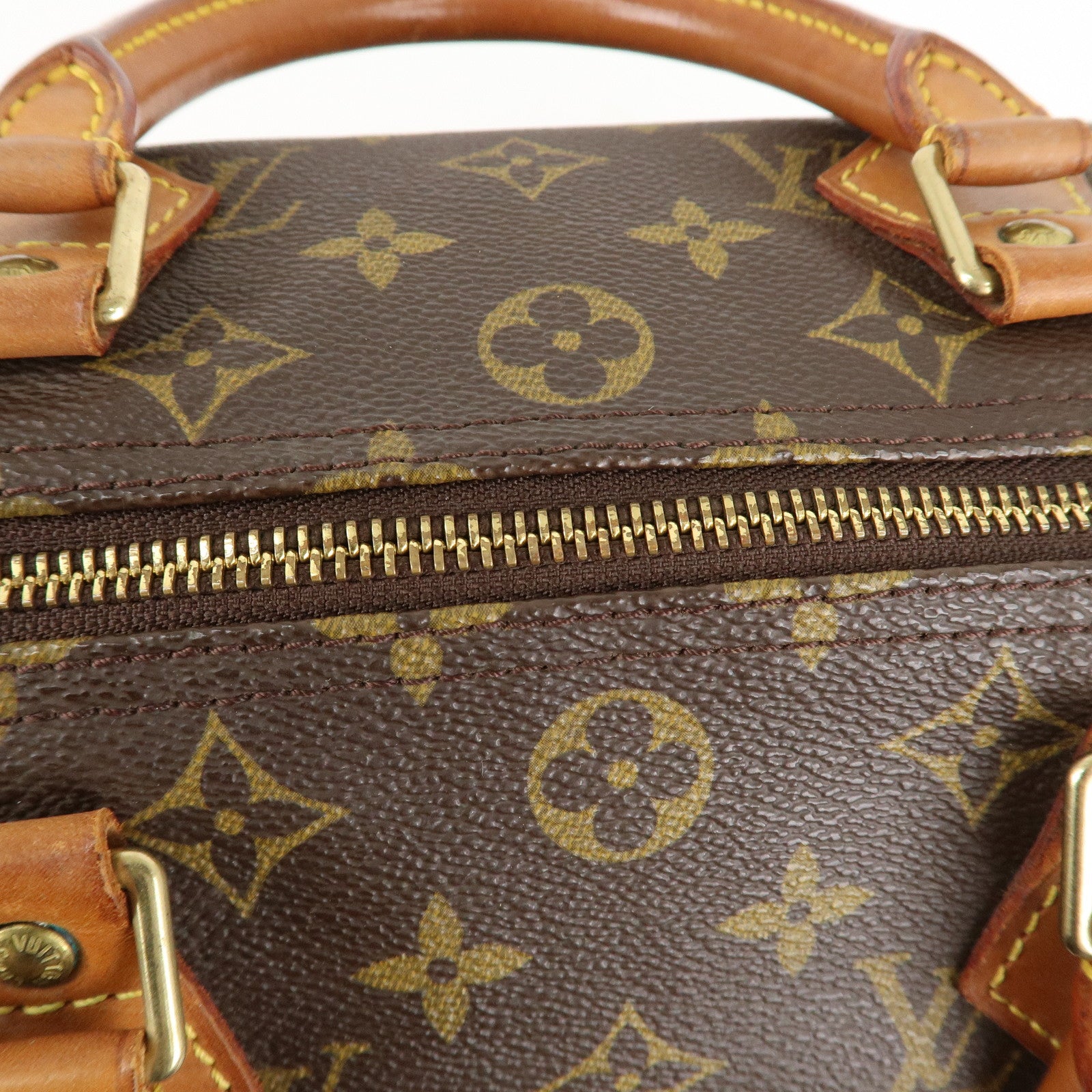 Louis Vuitton Monogram Speedy 30 Hand Bag Boston Bag M41526 Used