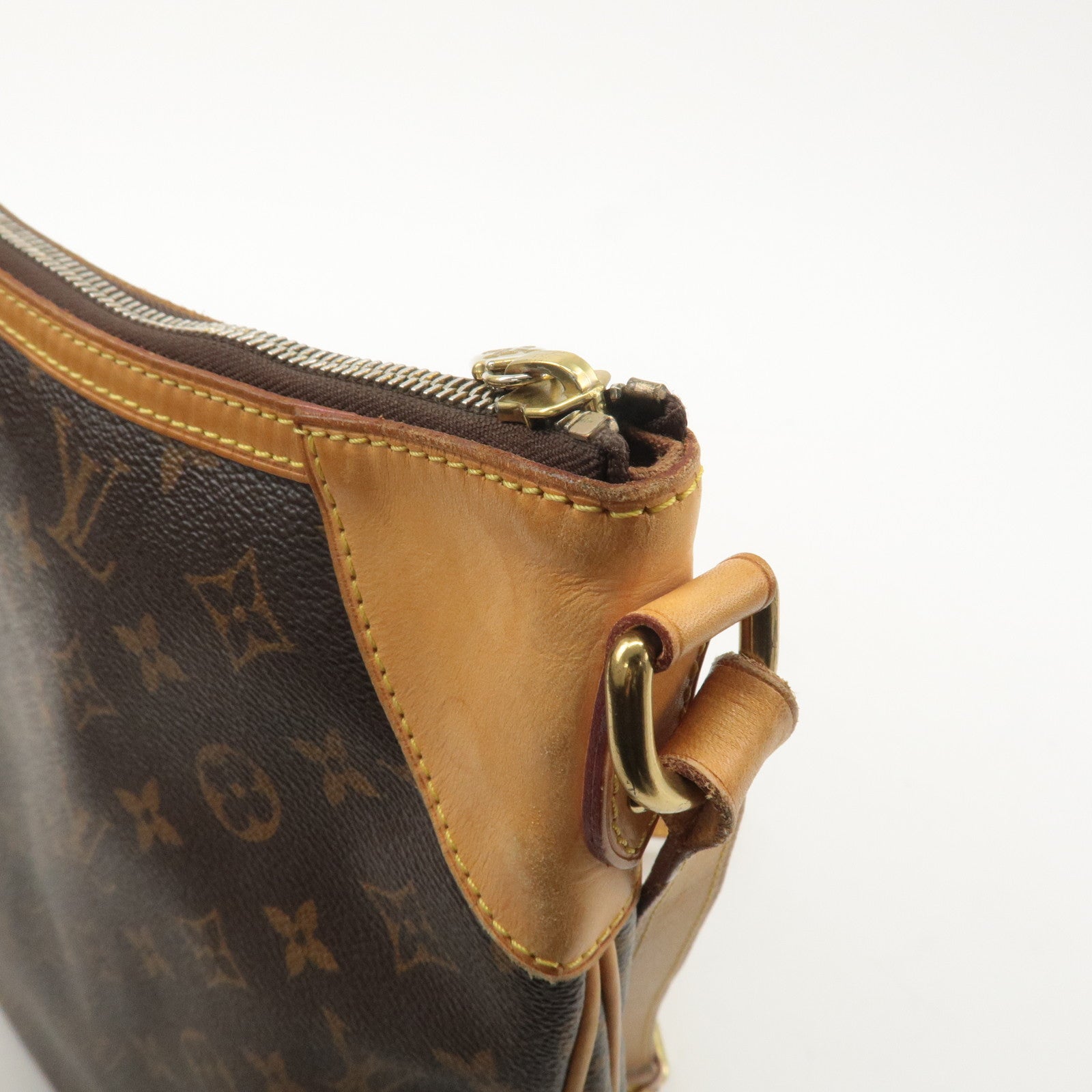 Louis Vuitton Monogram Odeon MM Shoulder Bag Brown M56389