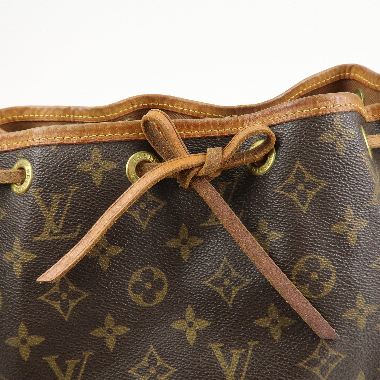 Louis Vuitton Monogram Petit Noe Shoulder Bag Brown M42226 Used