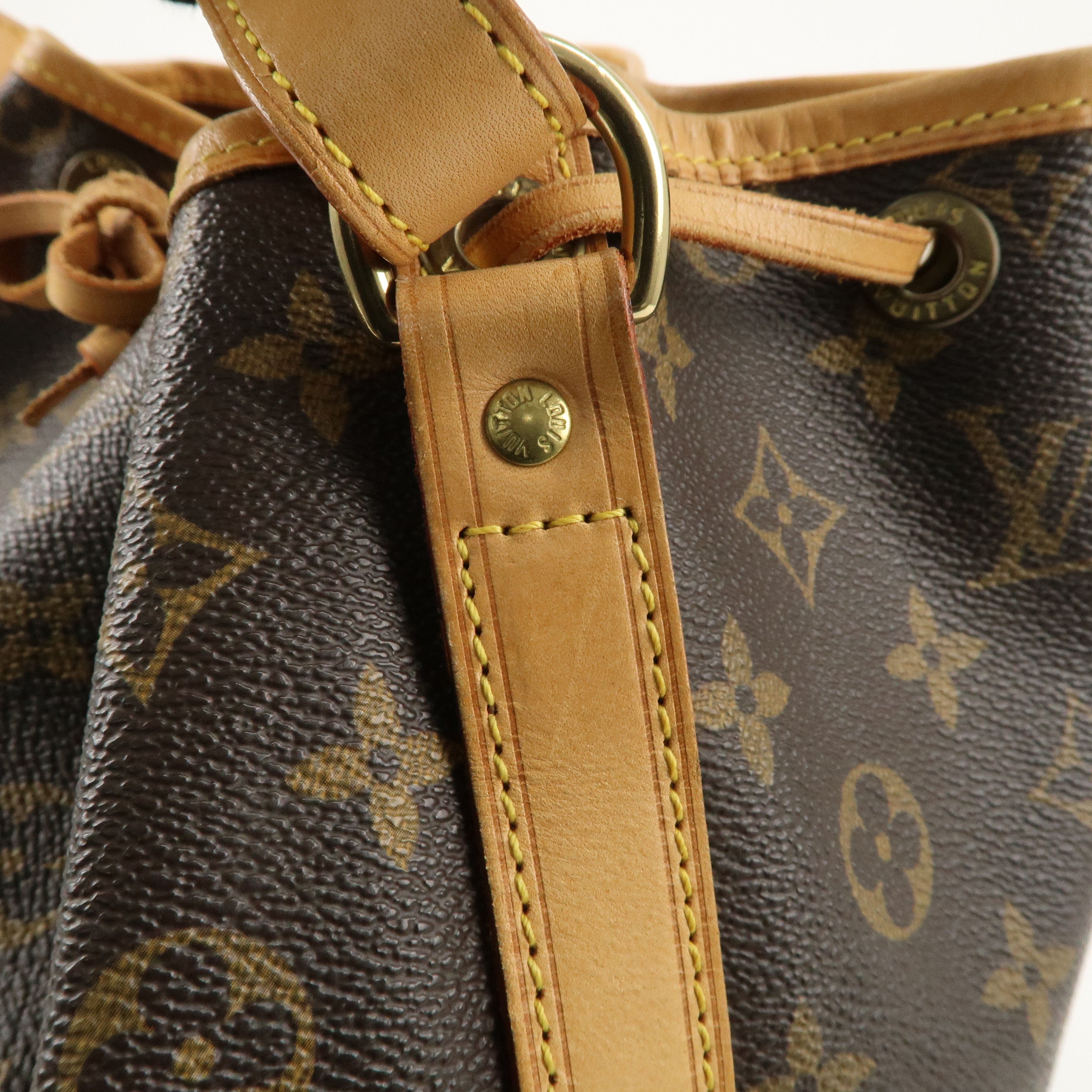 Louis Vuitton Monogram Noe Shoulder Bag Hand Bag Brown M42224