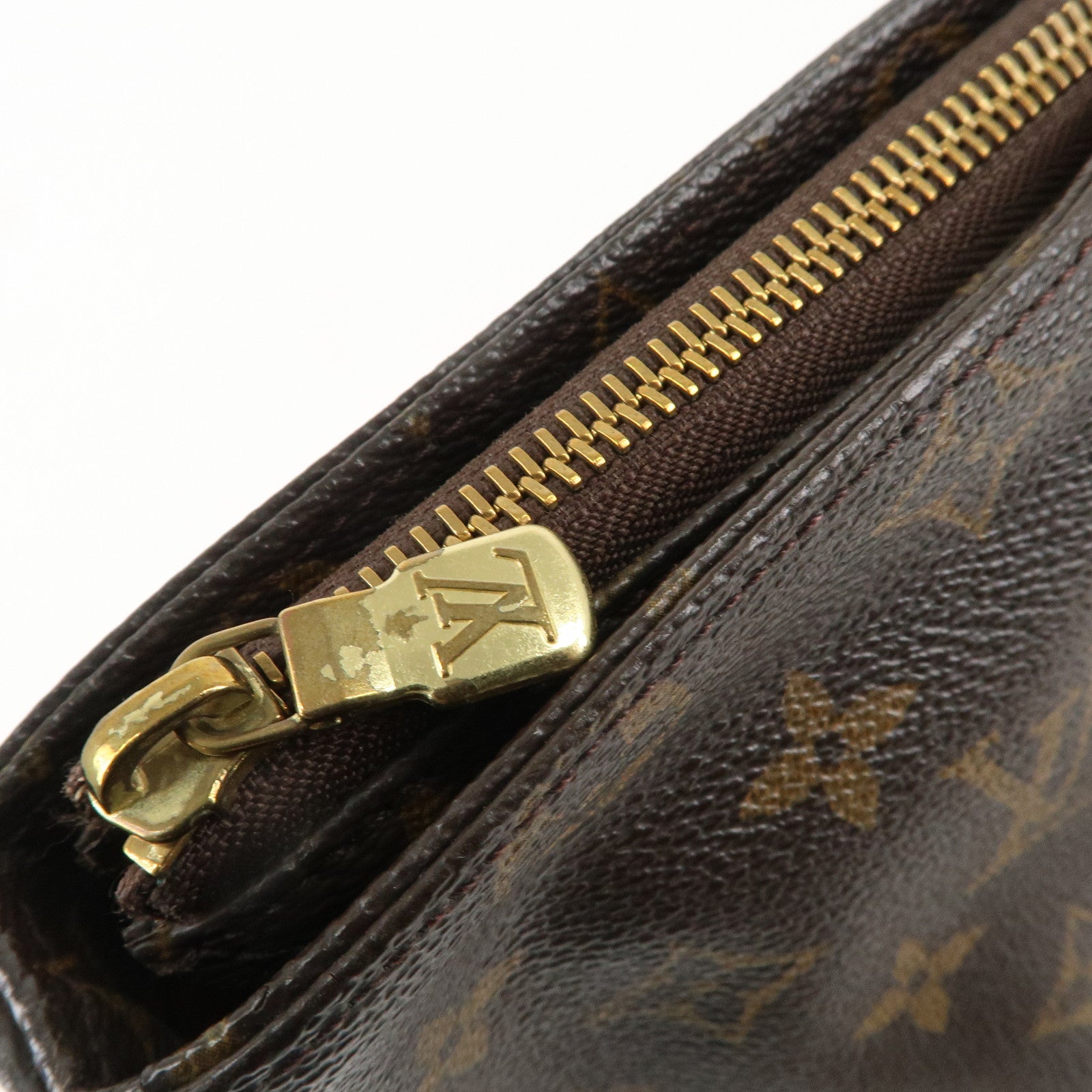 Louis Vuitton Monogram Cabas Mezzo Tote Bag Brown M51151