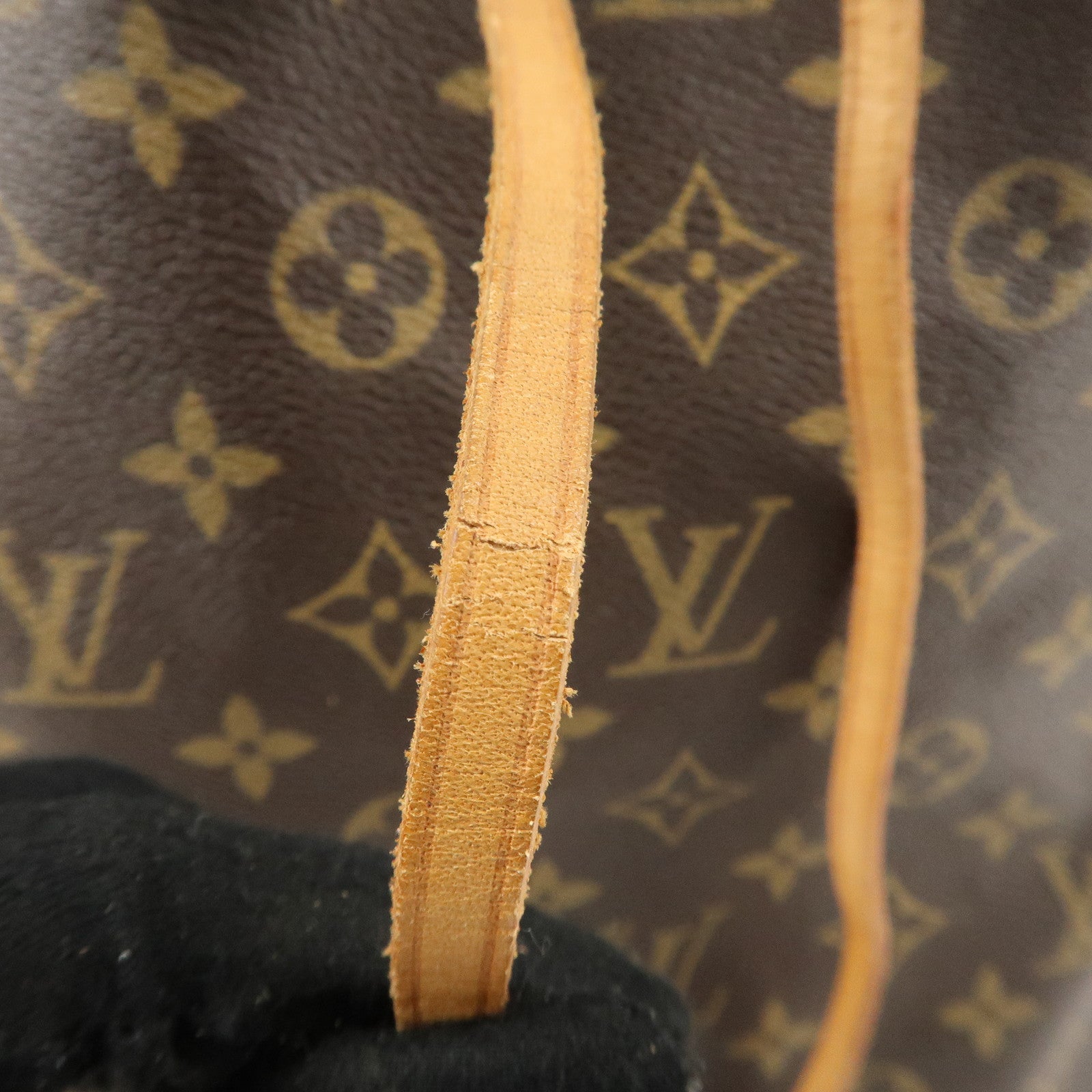 Louis Vuitton Monogram Petit Noe Shoulder Bag Brown M42226 Used