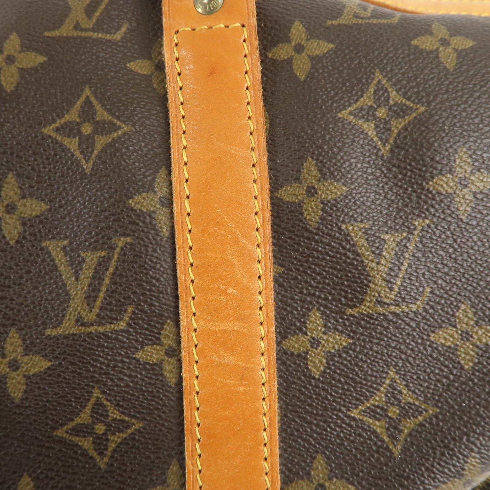 Louis Vuitton Monogram Sac Souple 45 Boston Bag Brown M41624