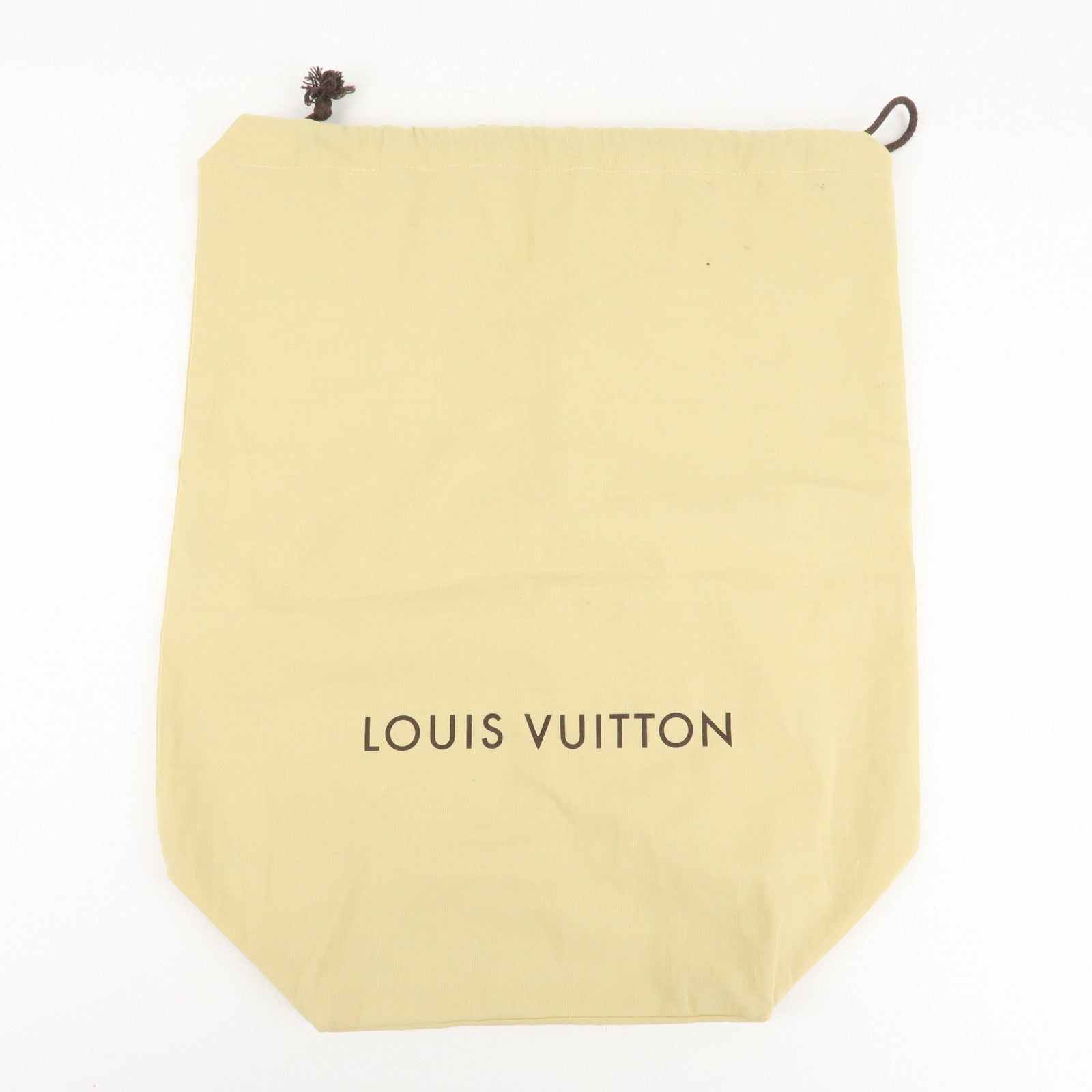 Louis Vuitton Set of 10 Dust Bag Drawstring Style Beige Used