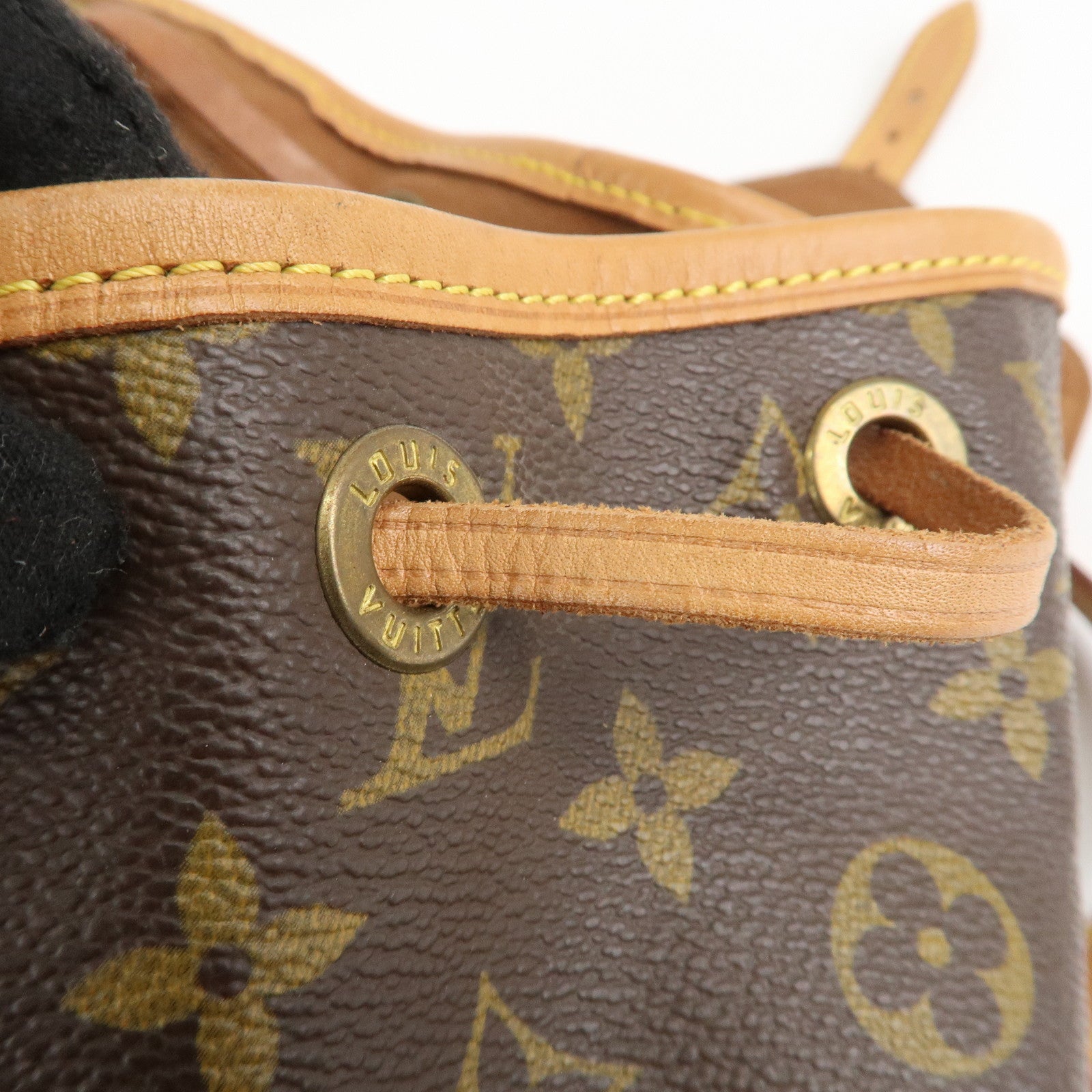 Louis Vuitton Monogram Montsouris MM Back Pack Bag M51136 Used