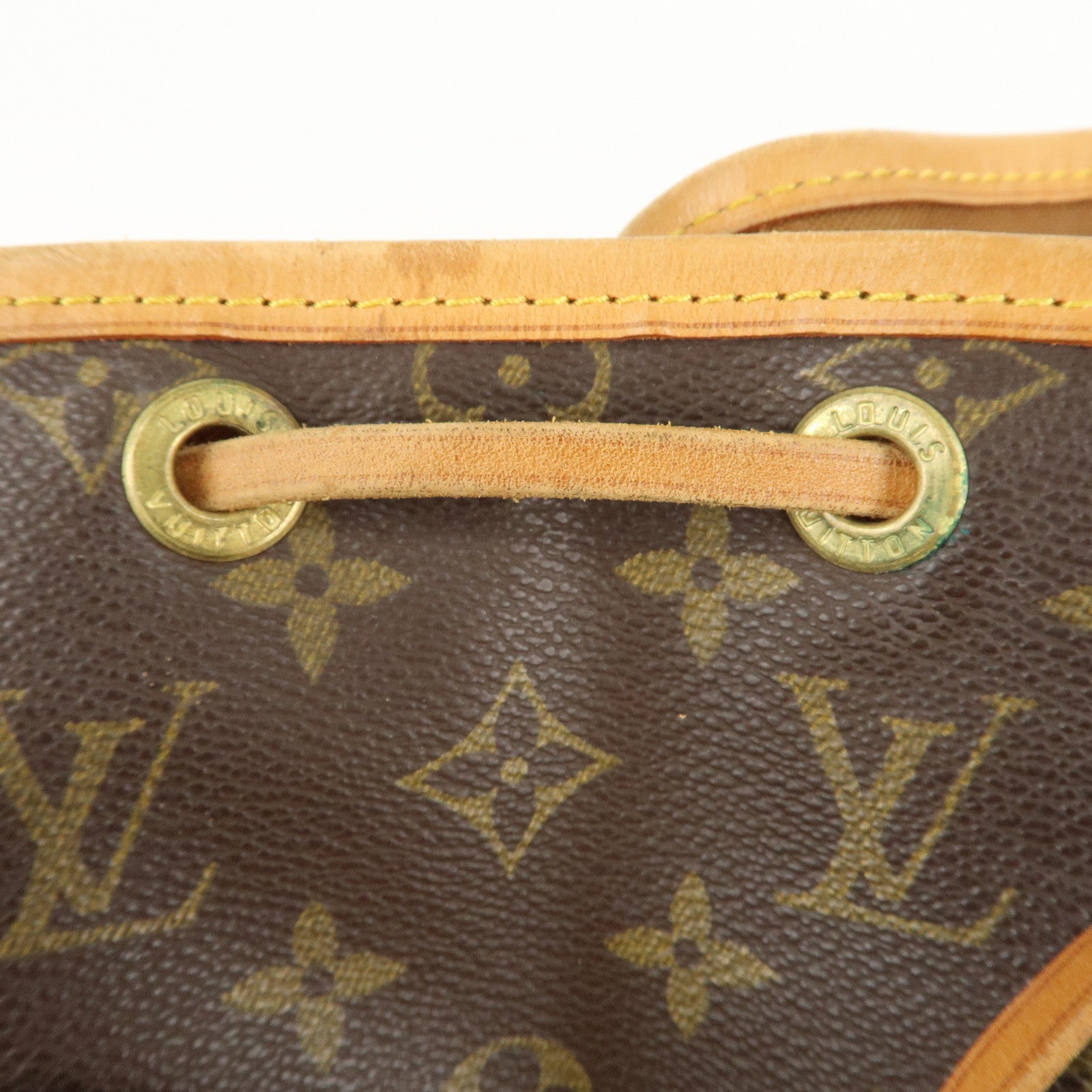 Louis Vuitton Monogram Noe Shoulder Bag Hand Bag Brown M42224 Used