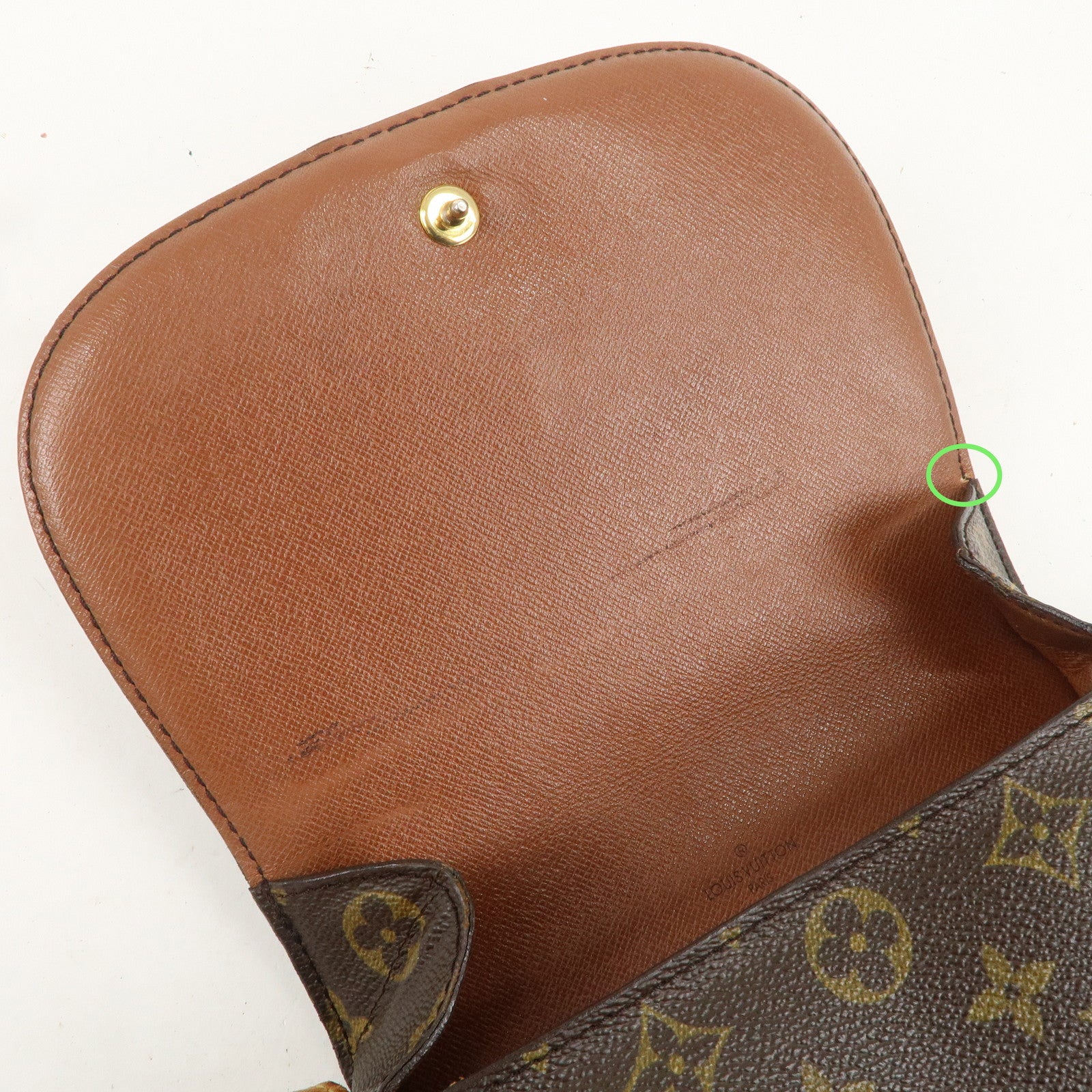 Louis Vuitton Monogram Saint Cloud MM Shoulder Bag Brown M51243