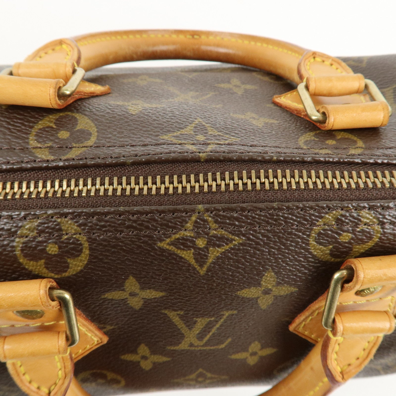 Louis Vuitton Monogram Speedy 25 Hand Bag Boston Bag M41528 Used