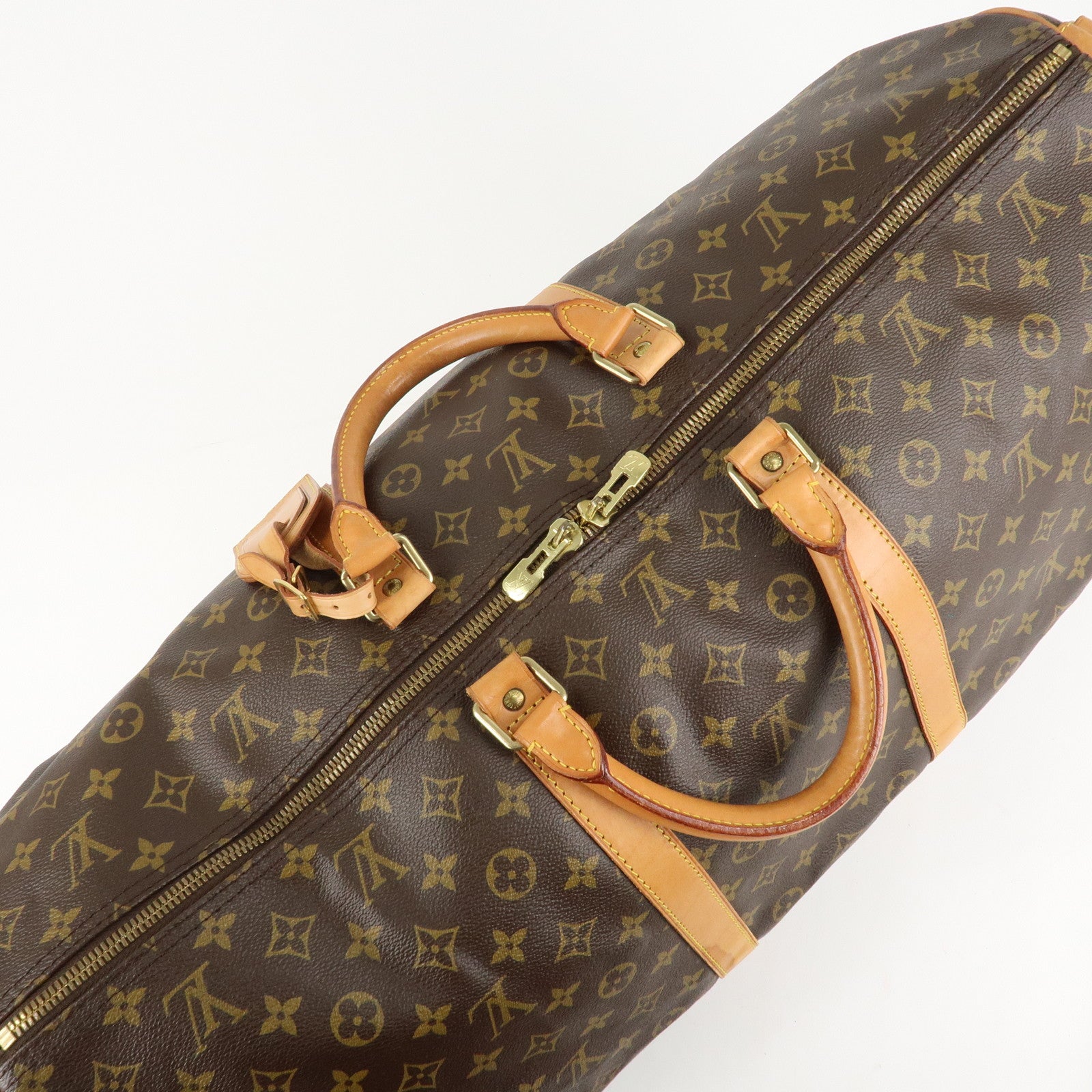 Louis Vuitton Monogram Keep All Bandouliere 60 Boston Bag M41412 Used