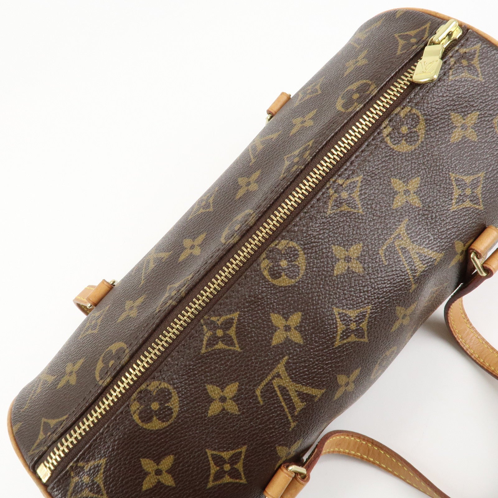 Louis Vuitton Monogram Papillon 26 Hand Bag Brown M51386 Used