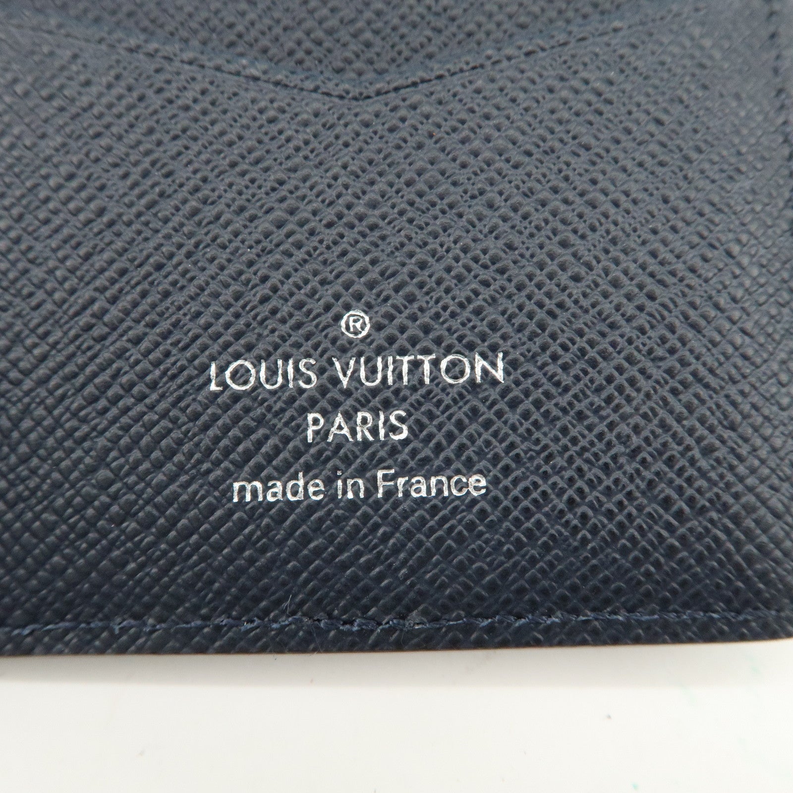 Louis Vuitton Epi Organizer de Poche Card Case Blue M61821 Used