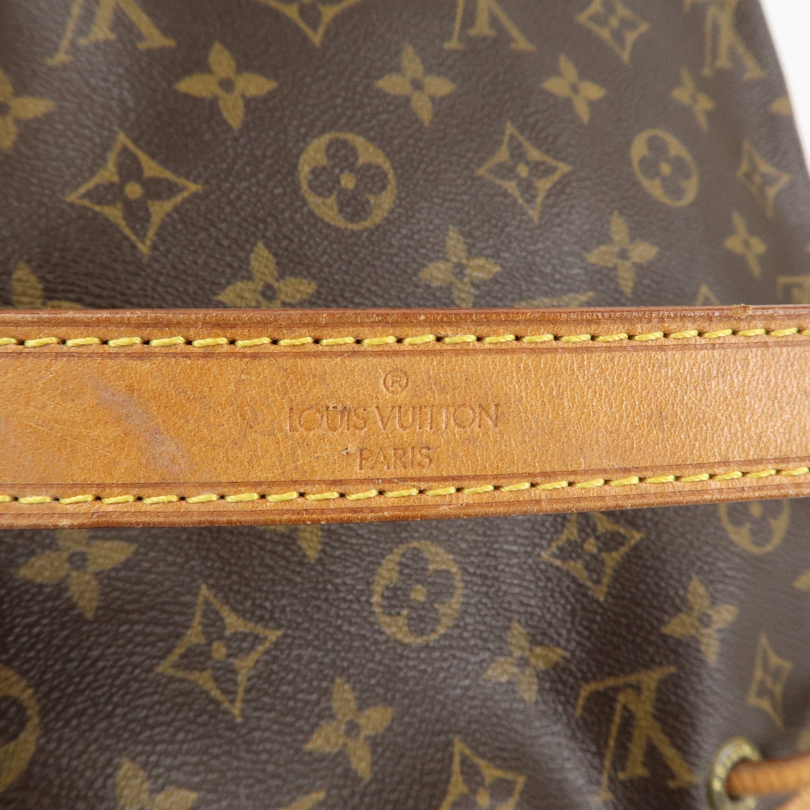 Louis Vuitton Monogram Petit Noe Shoulder Bag Brown M42226 Used