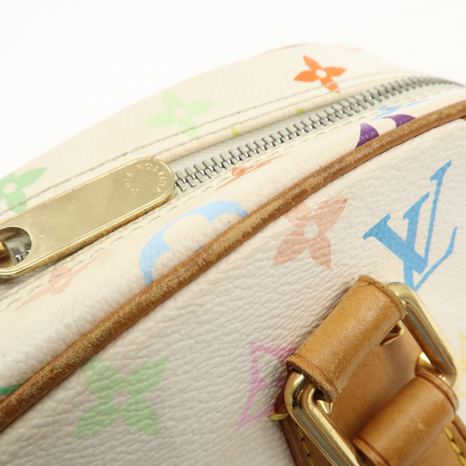 Louis Vuitton Monogram Multicolor Trouville Hand Bag M92663 Used