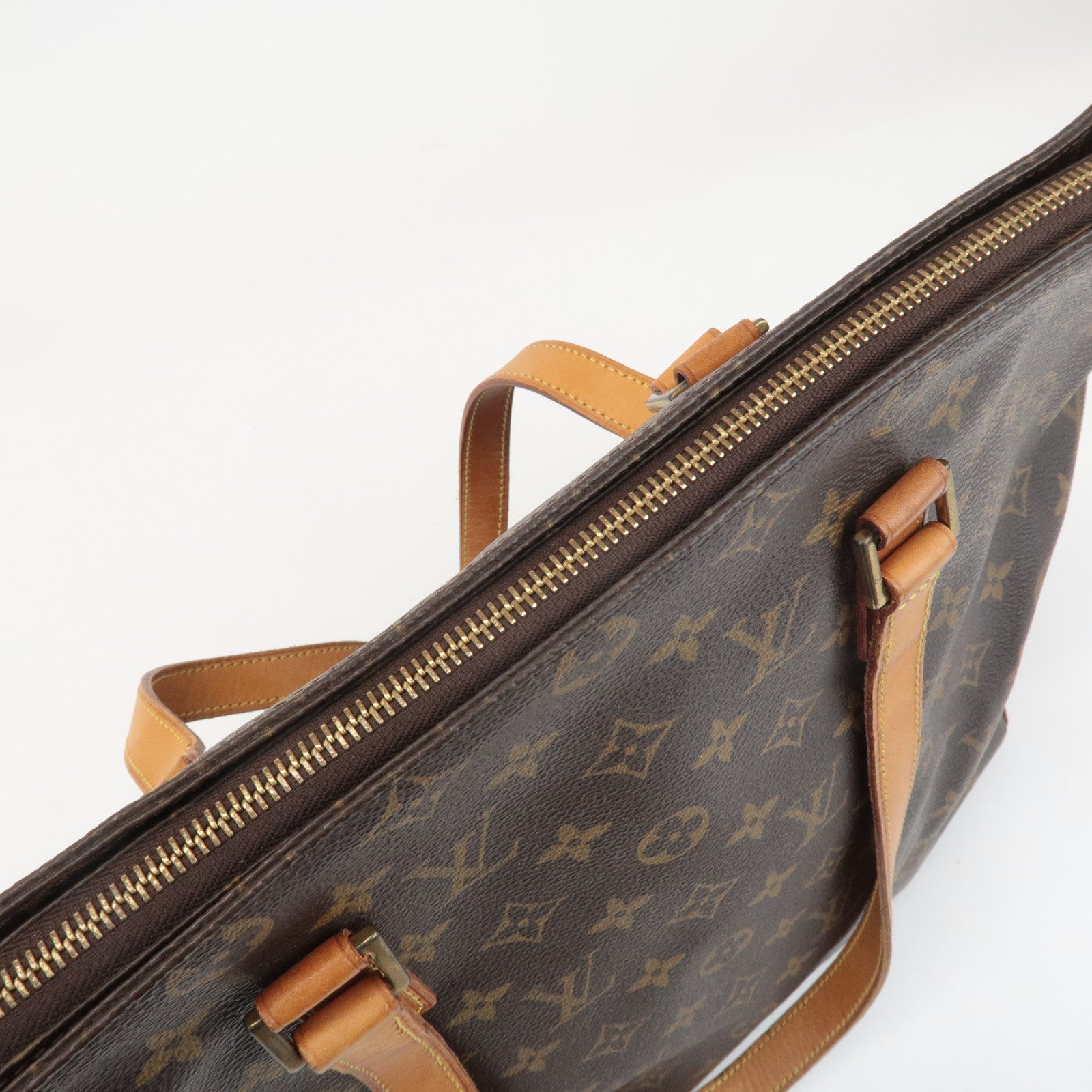 Louis Vuitton Monogram Cabas Mezzo Tote Bag M51151 Used